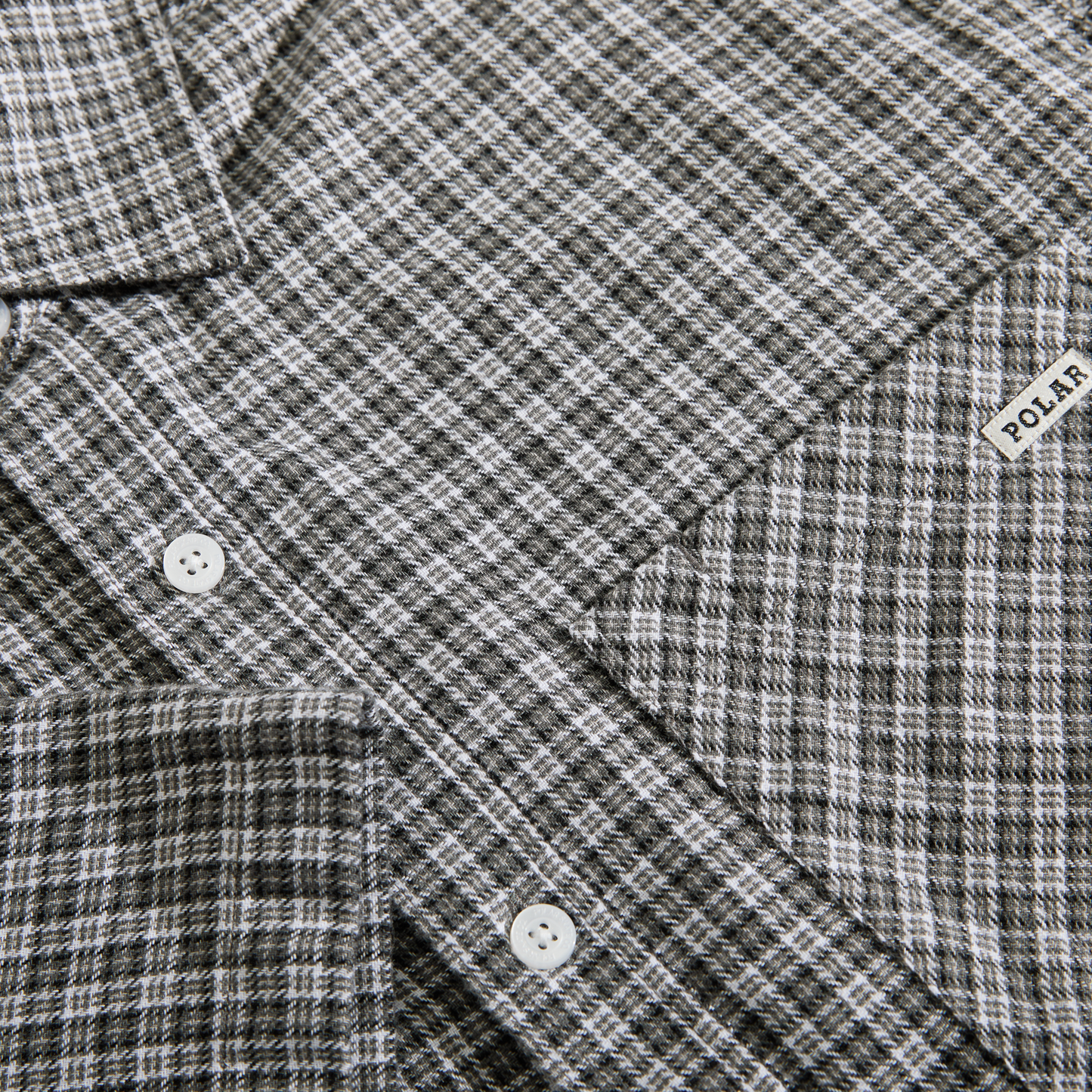 POLAR SKATE CO - MITCHELL SHIRT - GREY