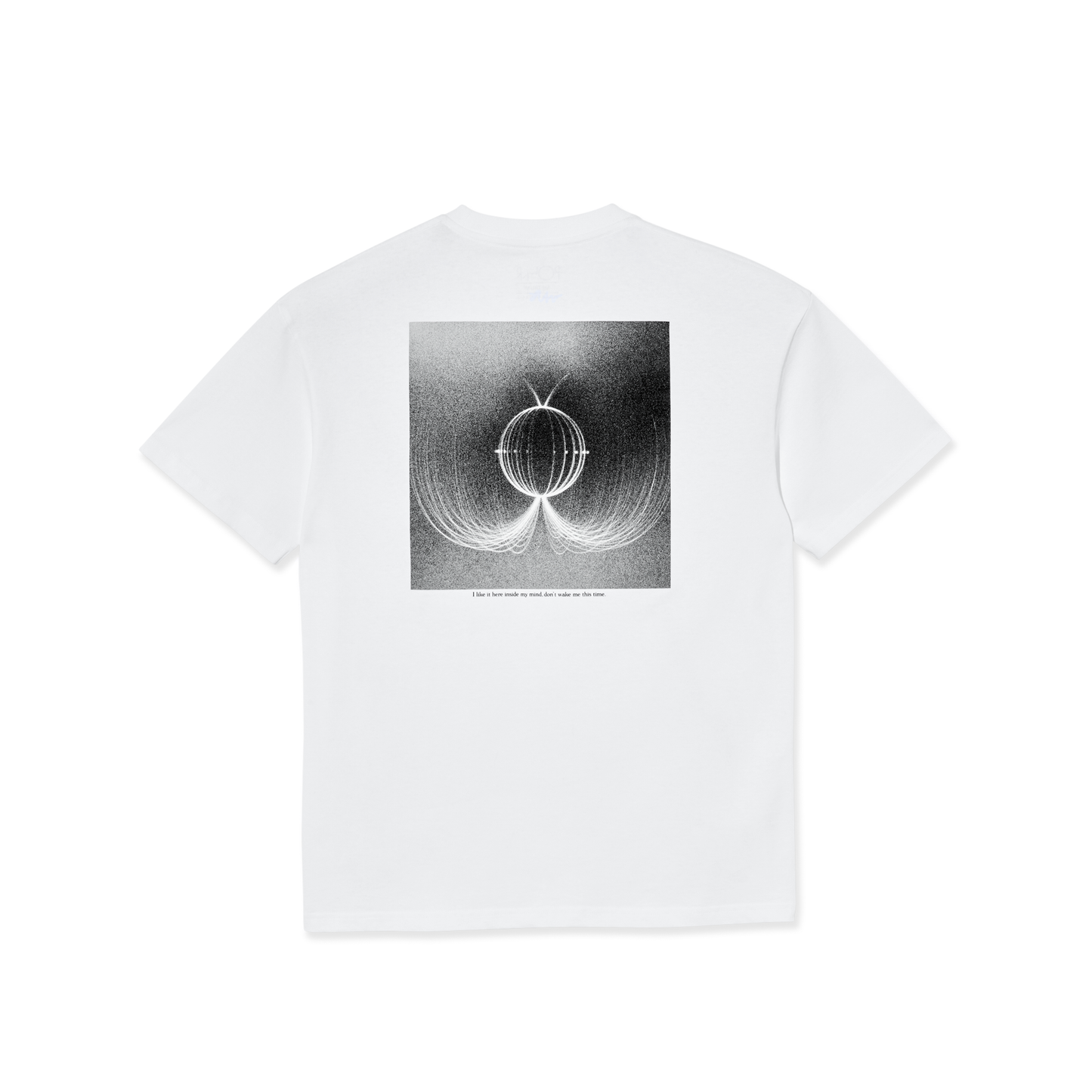 POLAR SKATE CO - MAGNETIC FIELD TEE - WHITE