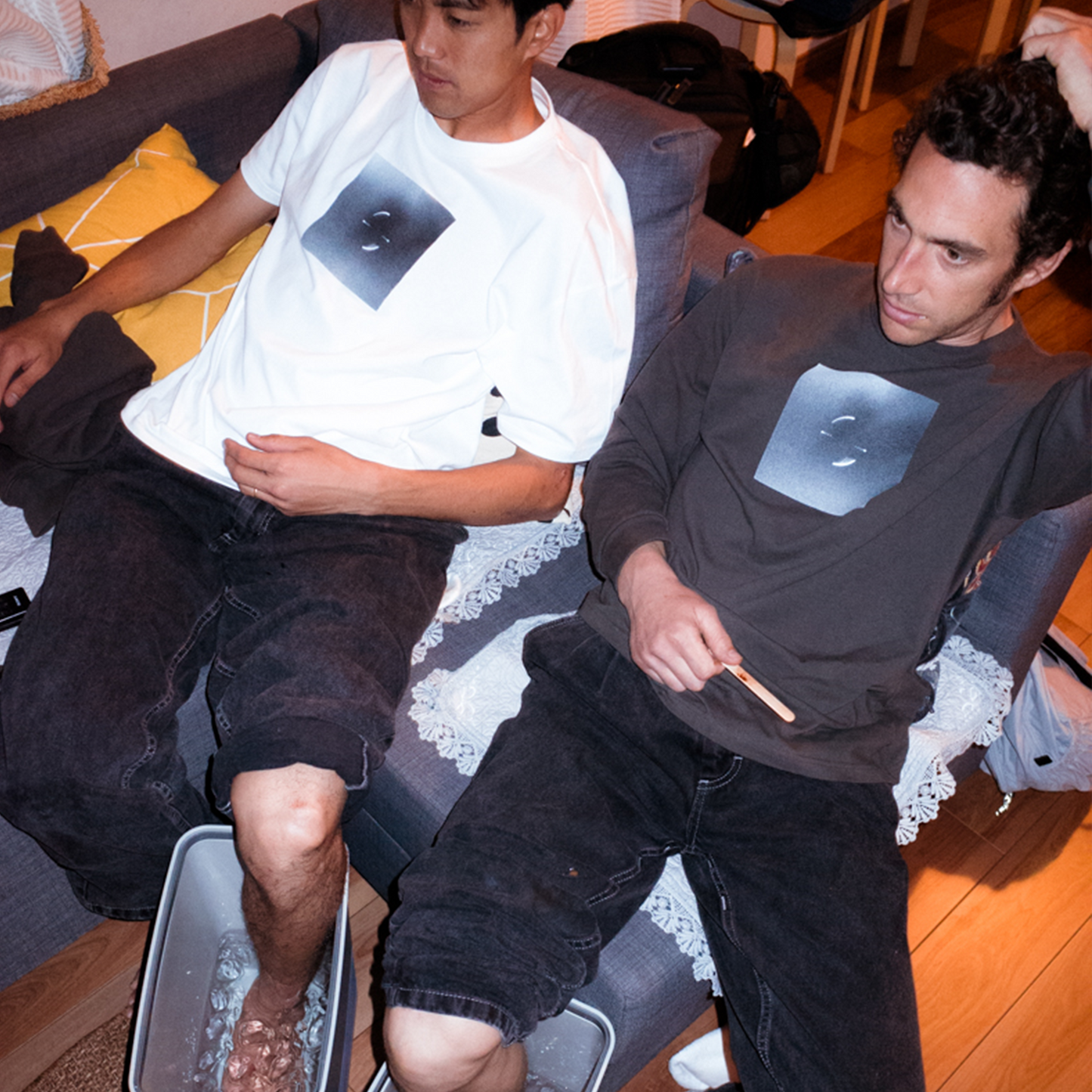 POLAR SKATE CO - MAGNETIC FIELD TEE - WHITE