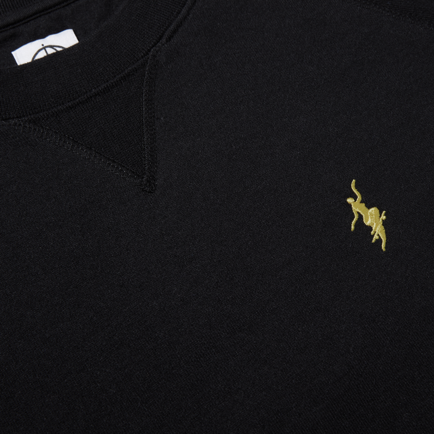 POLAR SKATE CO - NO COMPLY DEFAULT CREW - BLACK