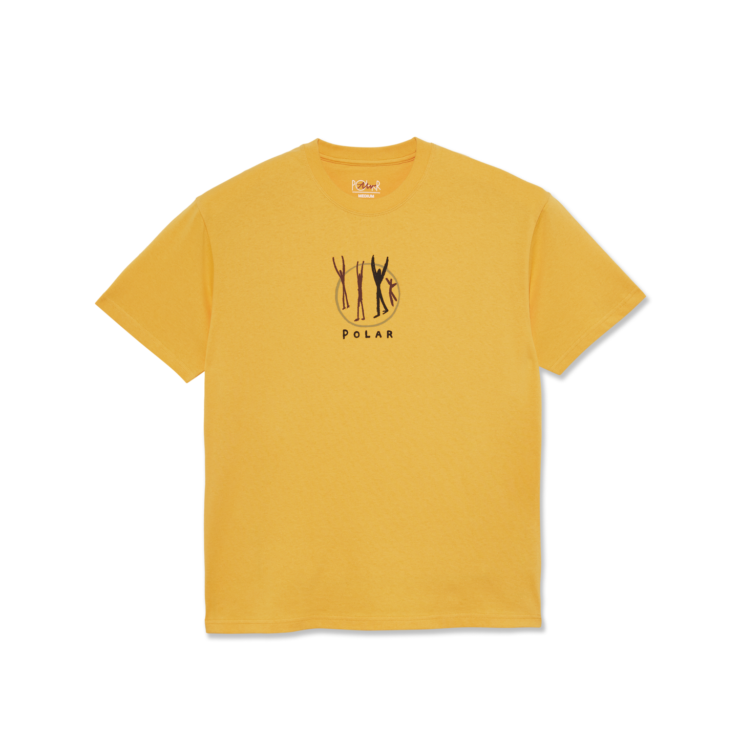 POLAR SKATE CO - POLAR GANG TEE - ORANGE SORBET