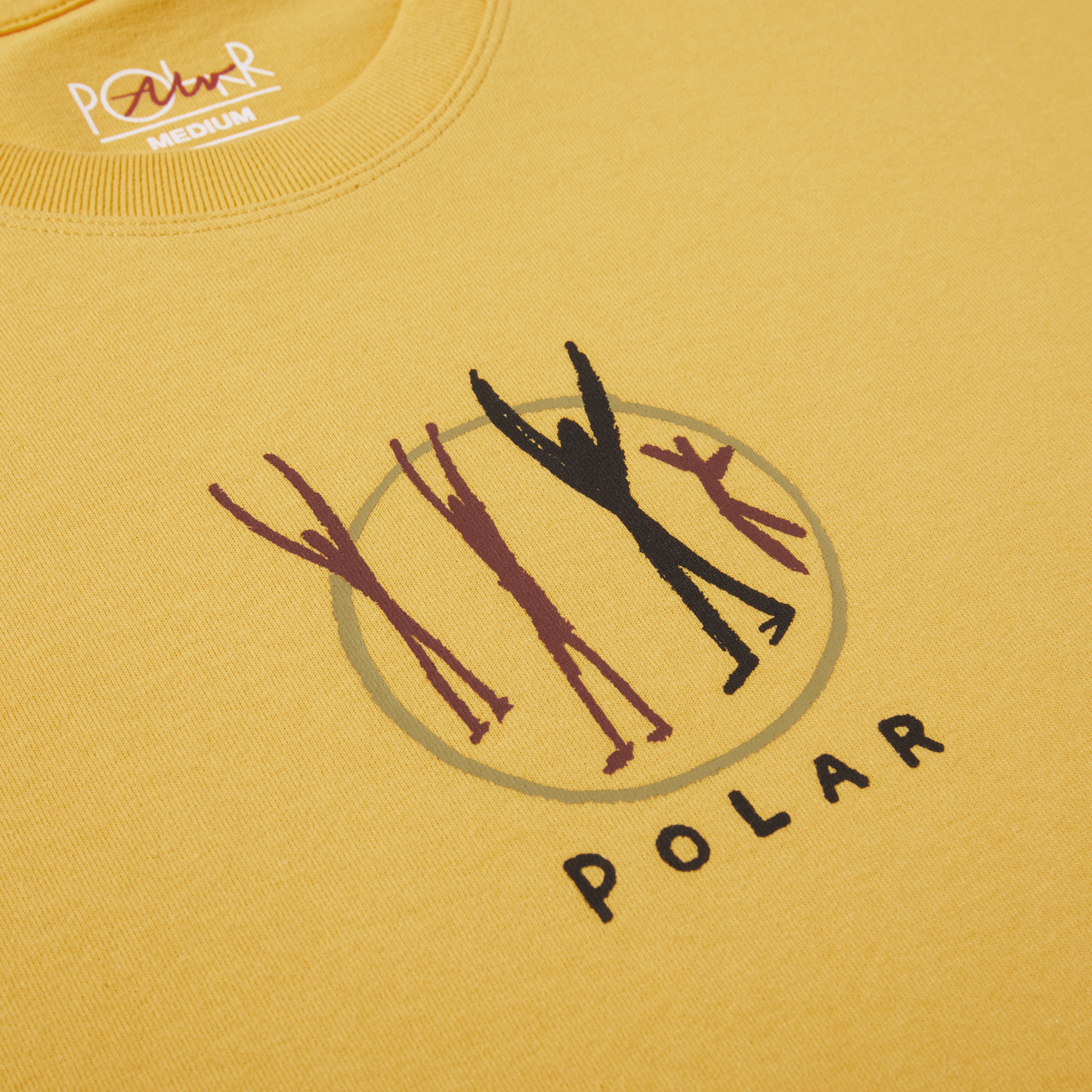 POLAR SKATE CO - POLAR GANG TEE - ORANGE SORBET