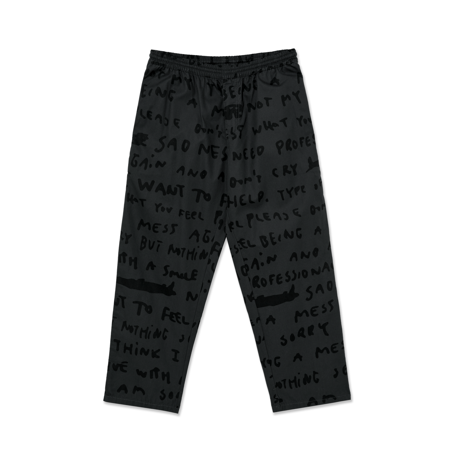 POLAR SKATE CO - SAD NOTES SURF PANTS - GRAPHITE