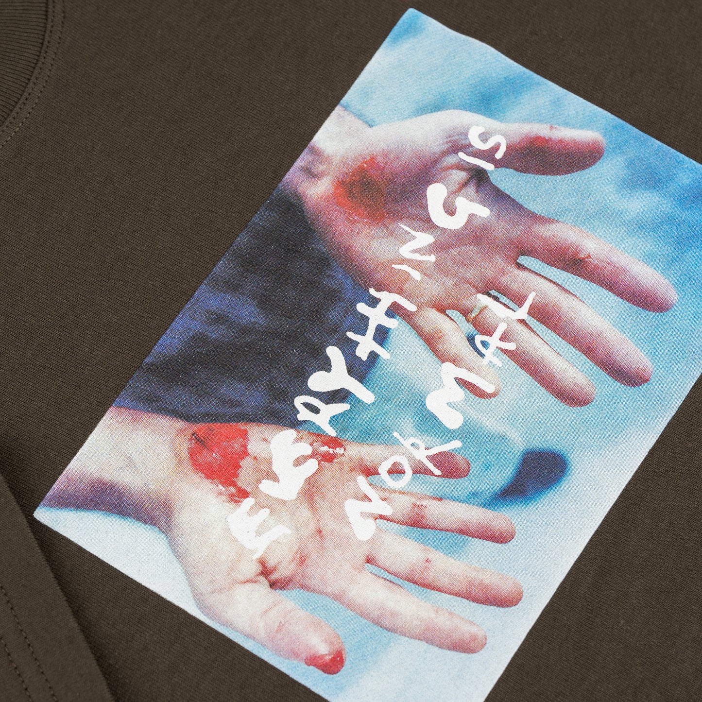 POLAR SKATE CO - COMMITMENT TEE - BROWN