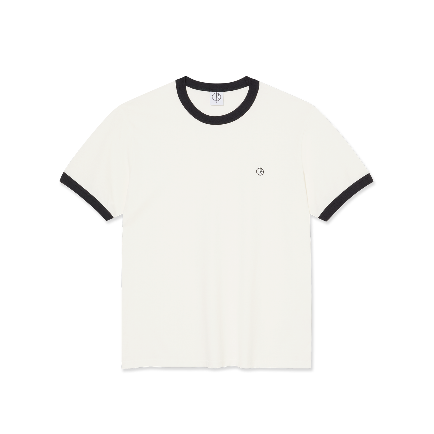 POLAR SKATE CO - RINGER TEE - CLOUD WHITE/NAVY