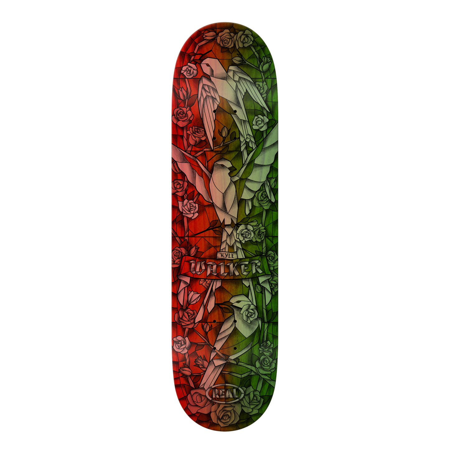 REAL - WALKER CHROME CATHEDRAL DECK - 8.25"
