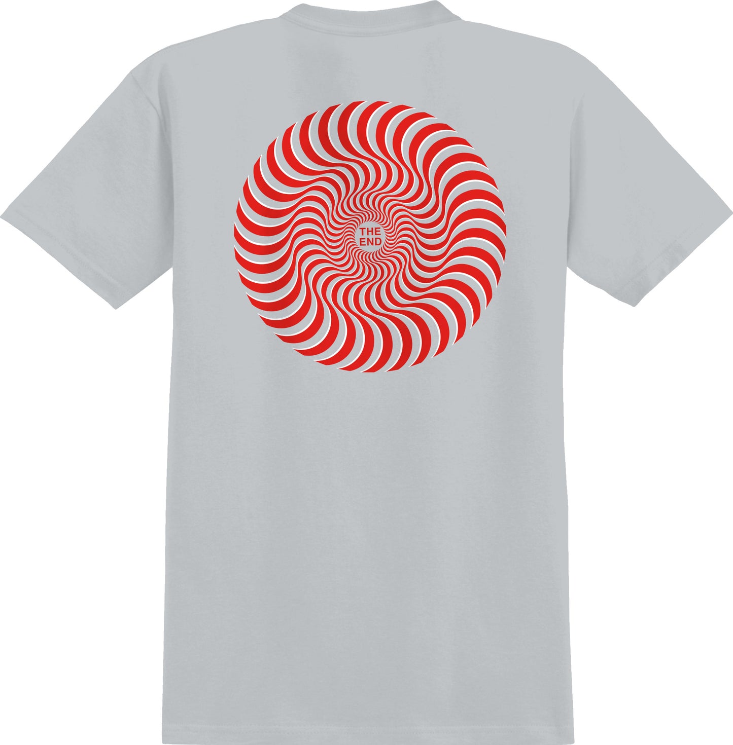 SPITFIRE - CLASSIC SWIRL OVERLAY TEE - SILVER