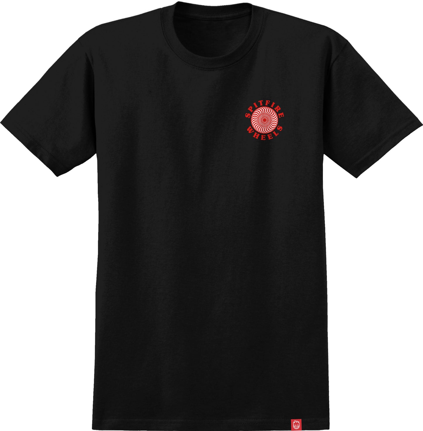 SPITFIRE - OG CLASSIC FILL TEE - BLACK/RED
