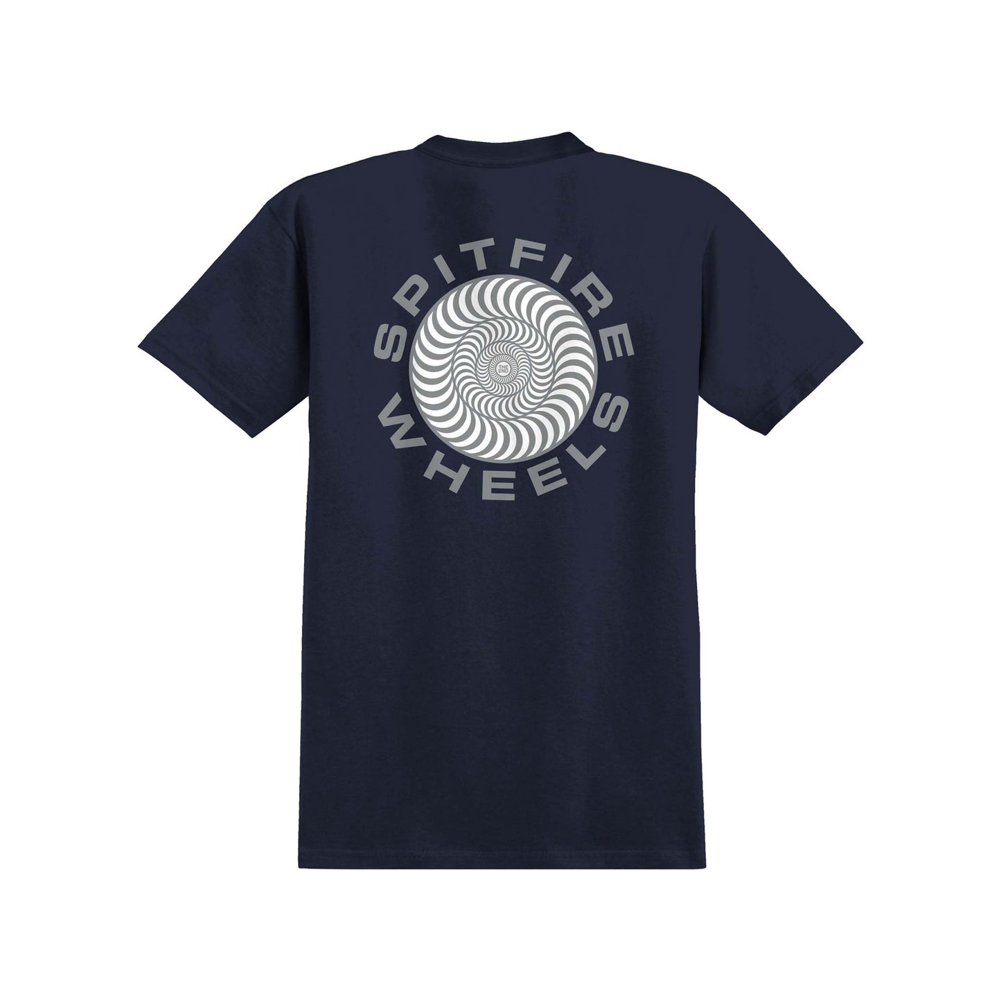 SPITFIRE - CLASSIC 87' SWIRL TEE - NAVY/SILVER
