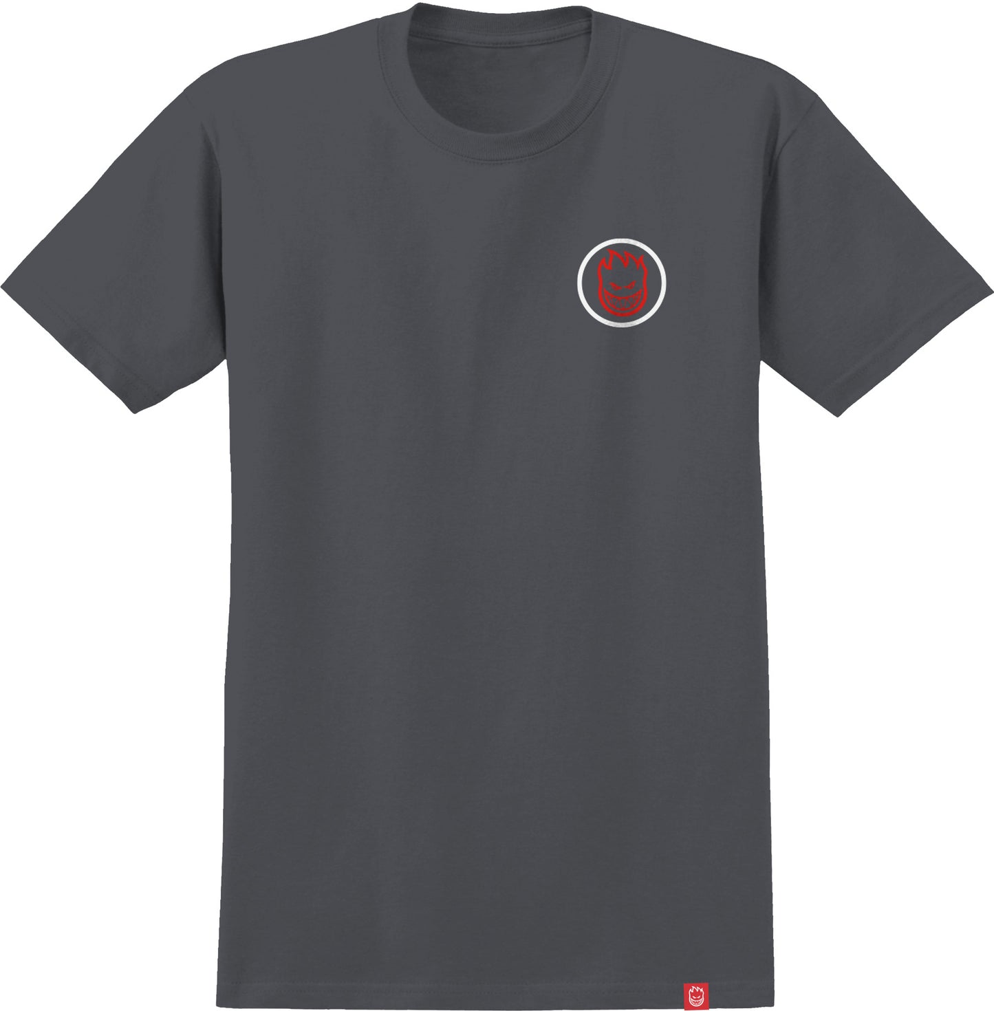 SPITFIRE - CLASSIC SWIRL OVERLAY YOUTH TEE - CHARCOAL