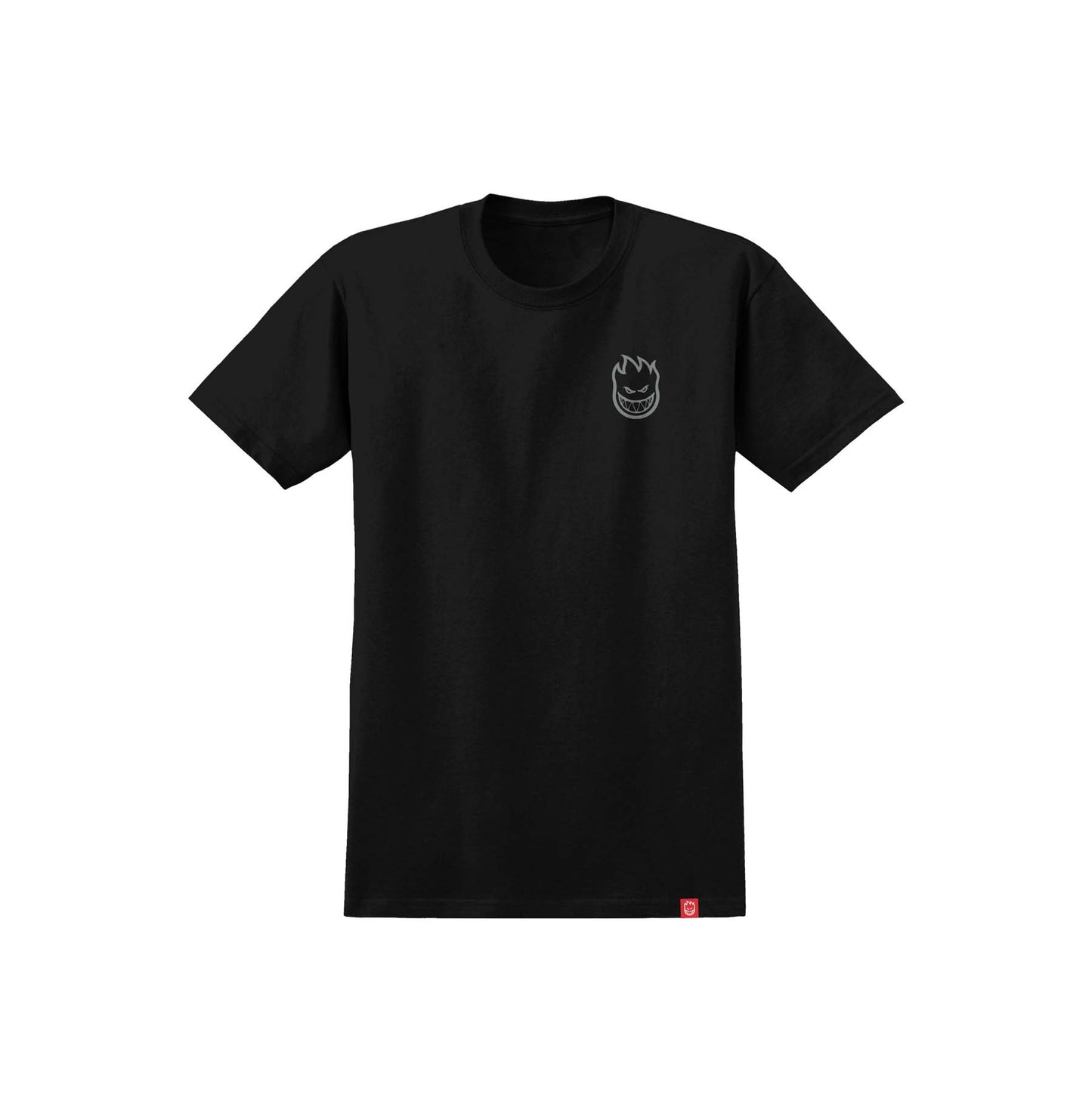 SPITFIRE - LIL BIGHEAD TEE - BLACK/SILVER