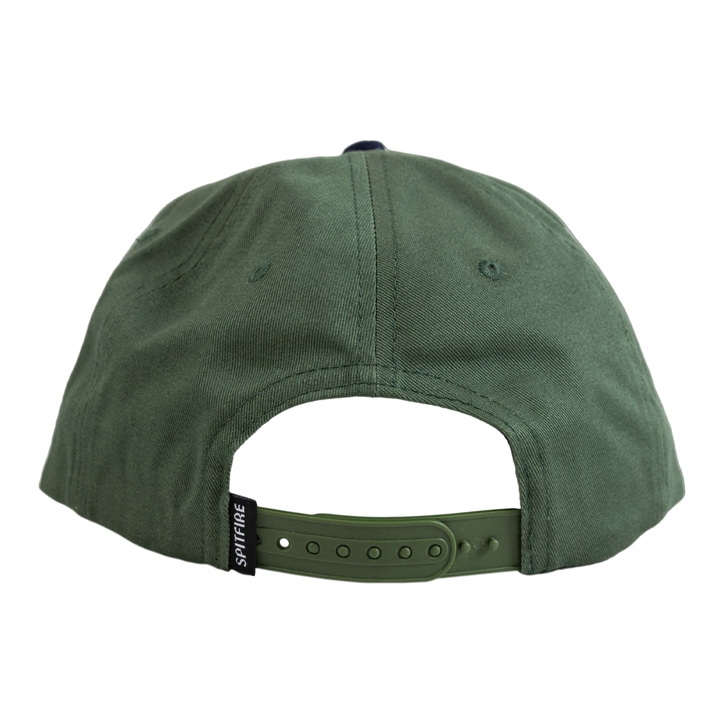 SPITFIRE - OLD E ARCH ADJUSTABLE CAP - OLIVE/RED.