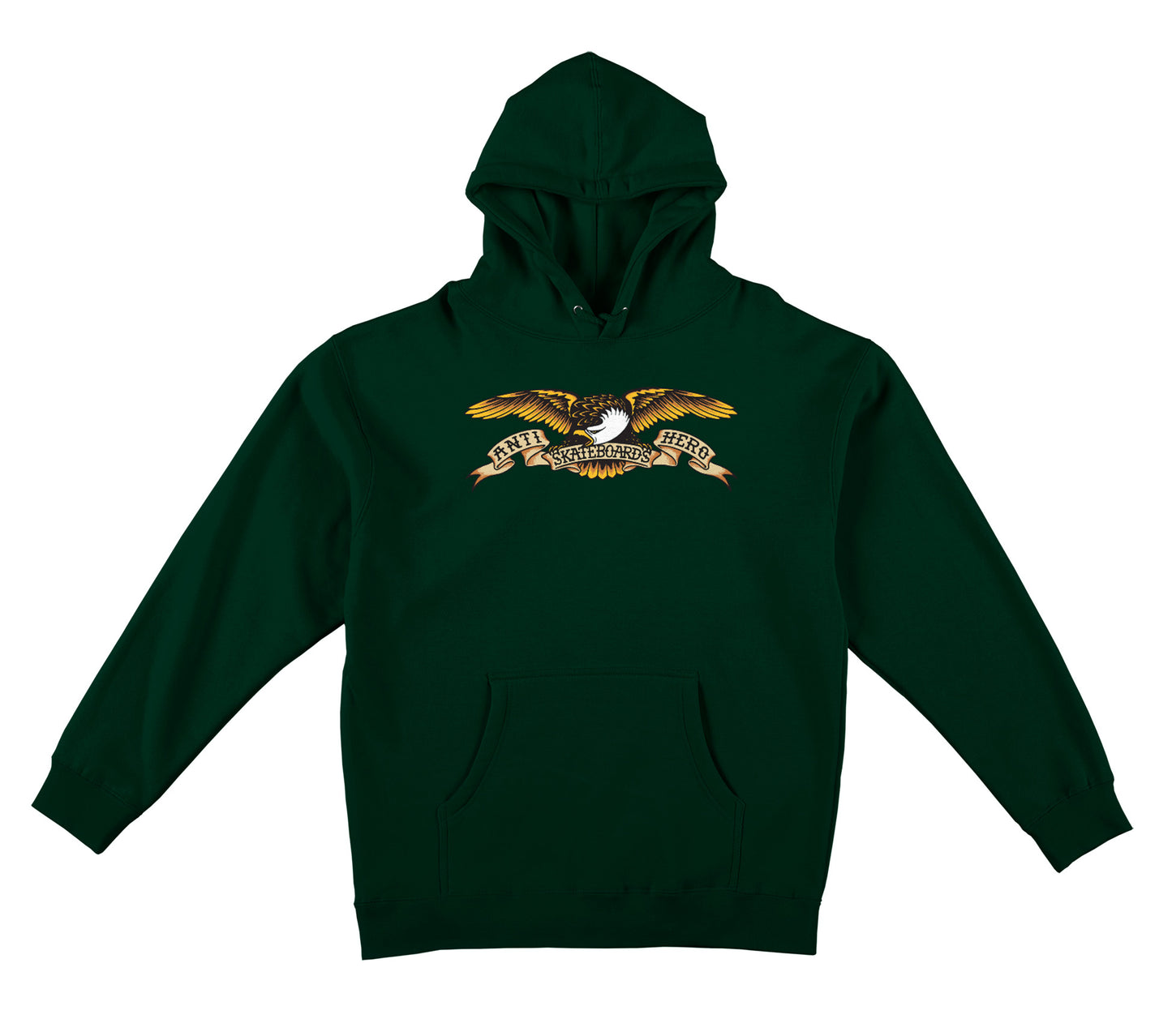 ANTI HERO - EAGLE HOODIE - DARK GREEN