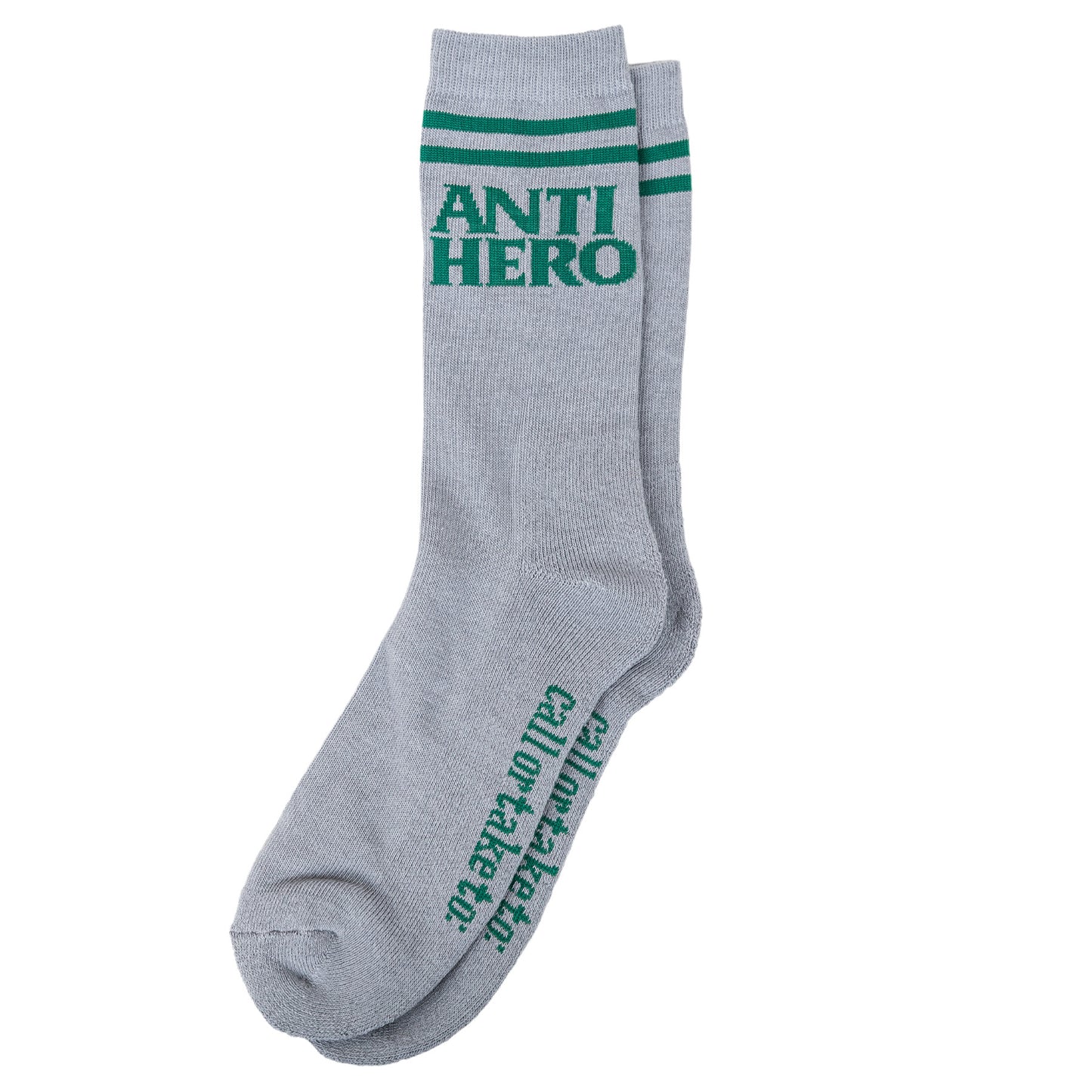 ANTI HERO - BLACKHERO IF FOUND SOCK CHARCOAL/GREEN