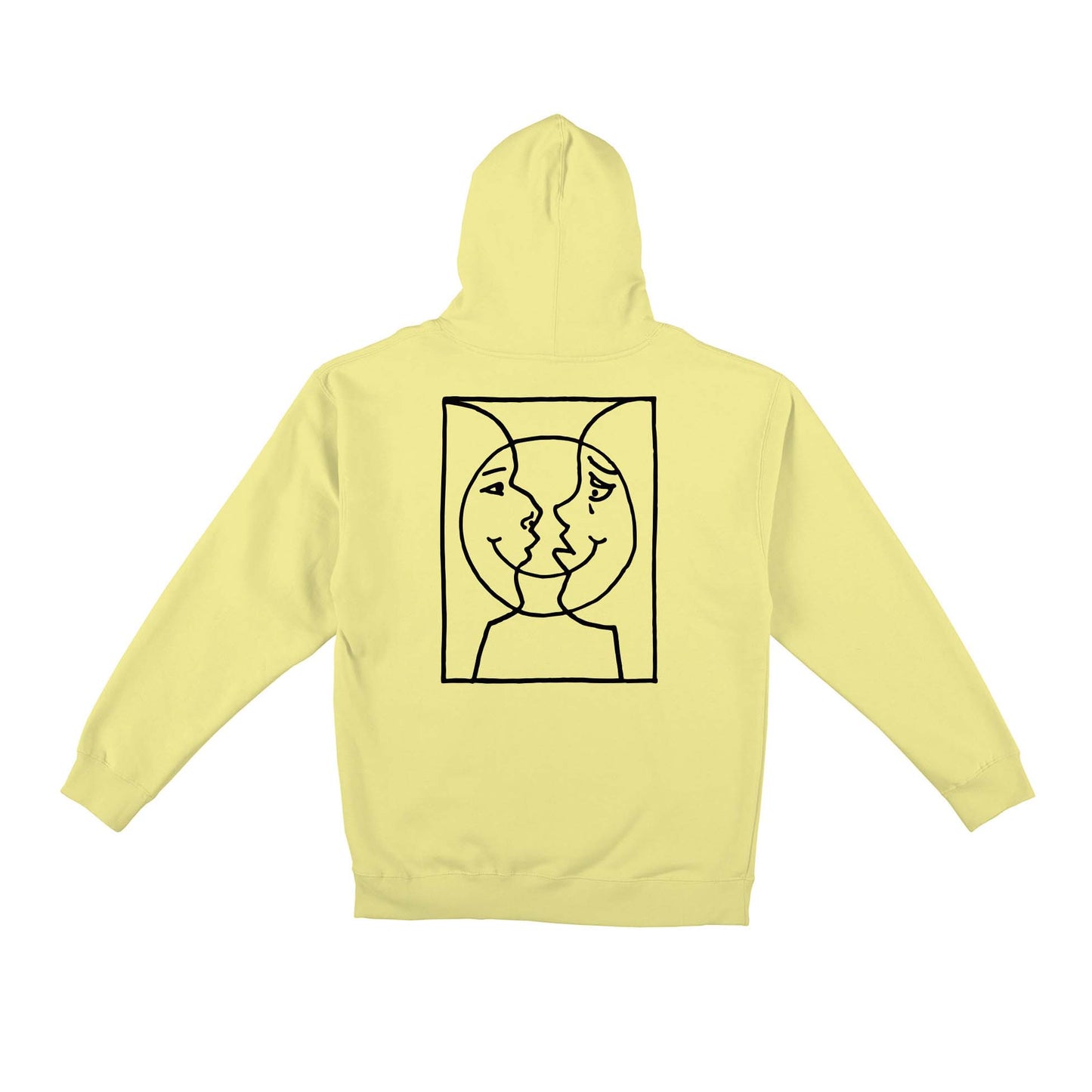 KROOKED - MOON SMILE HOODIE - YELLOW