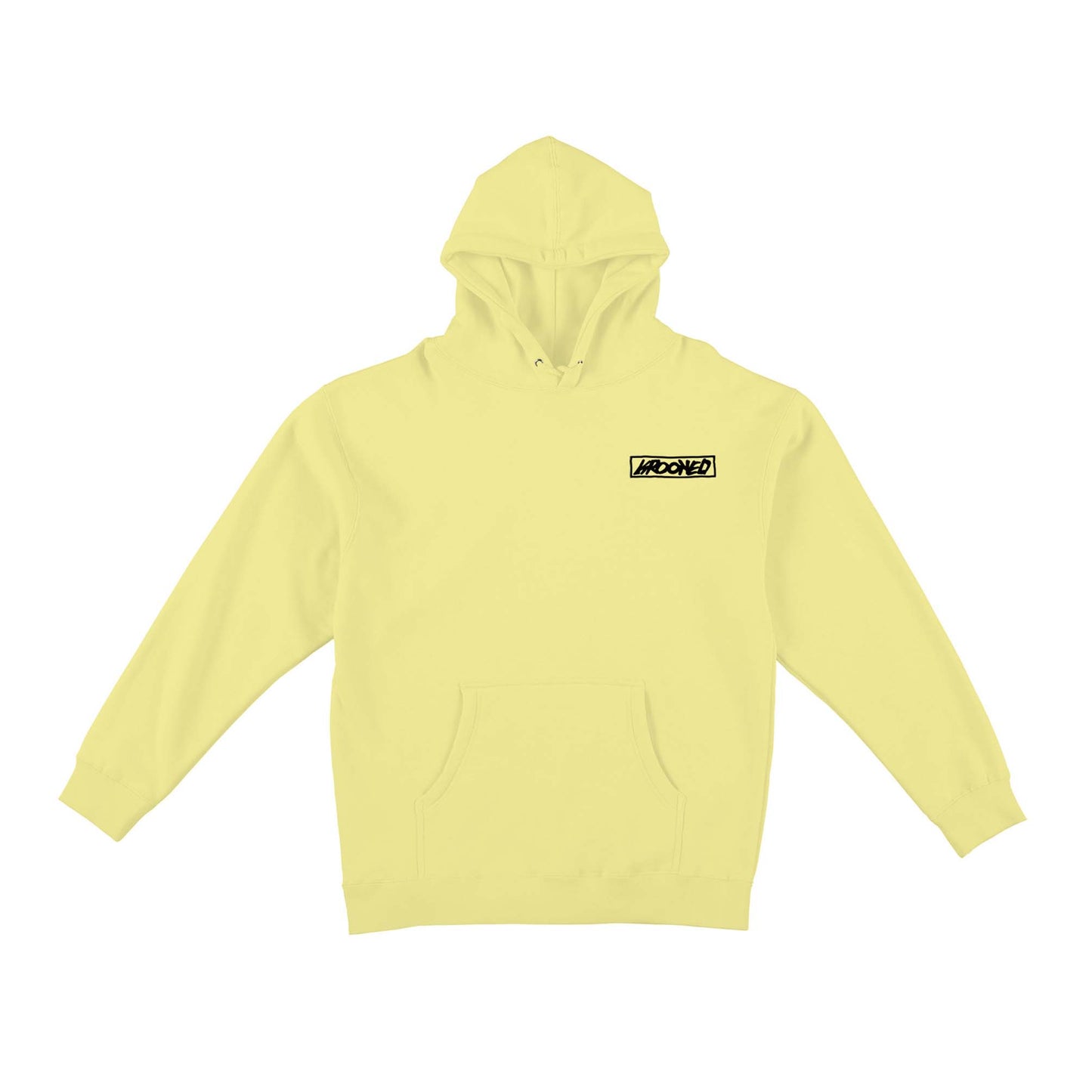KROOKED - MOON SMILE HOODIE - YELLOW