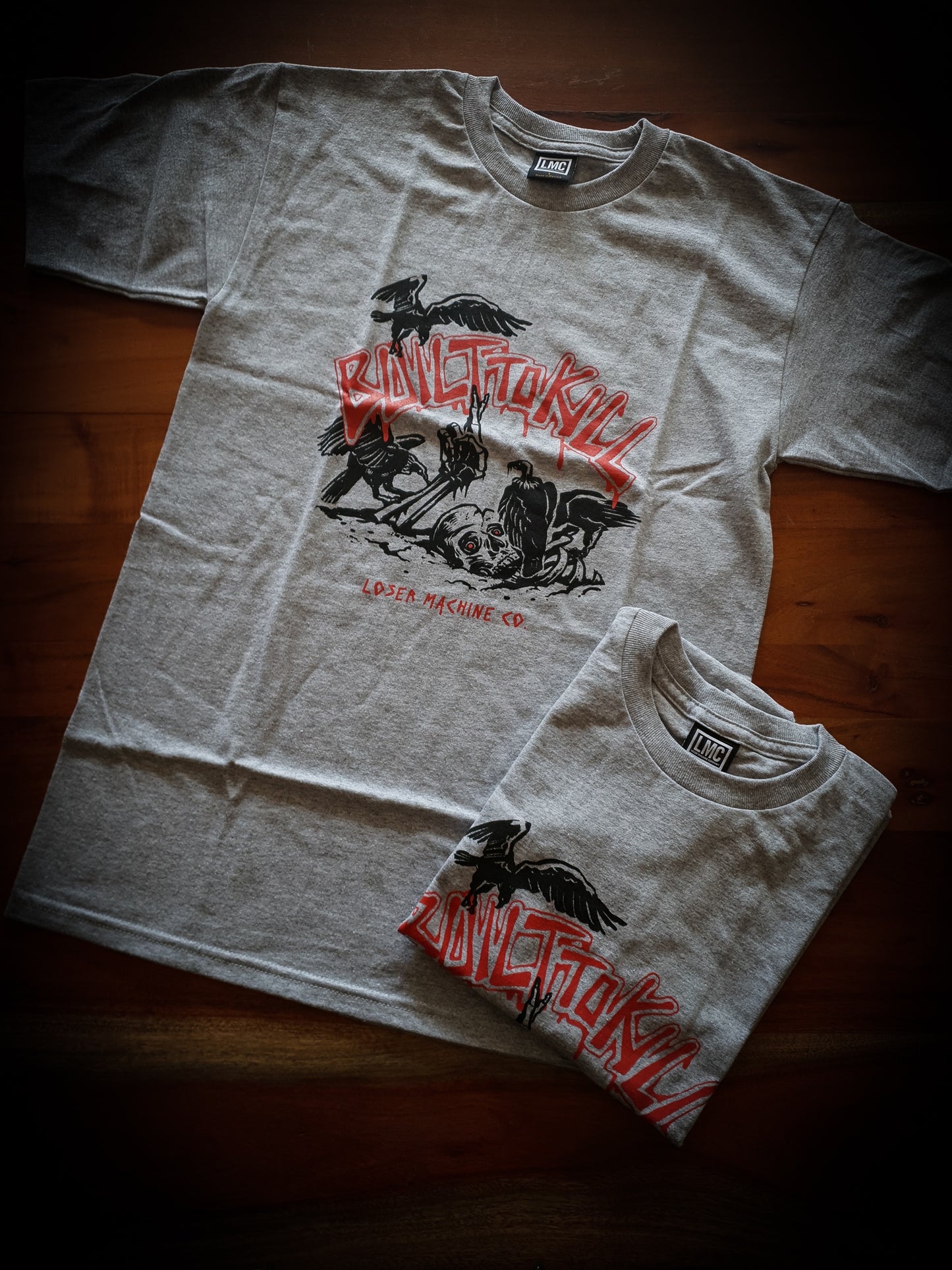 LOSER MACHINE - DUSTED TEE - GREY