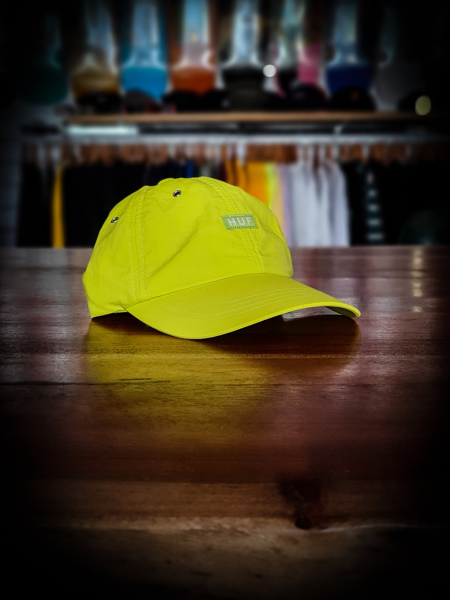 HUF - F*CK IT CV 6 PANEL CAP - HOT LIME