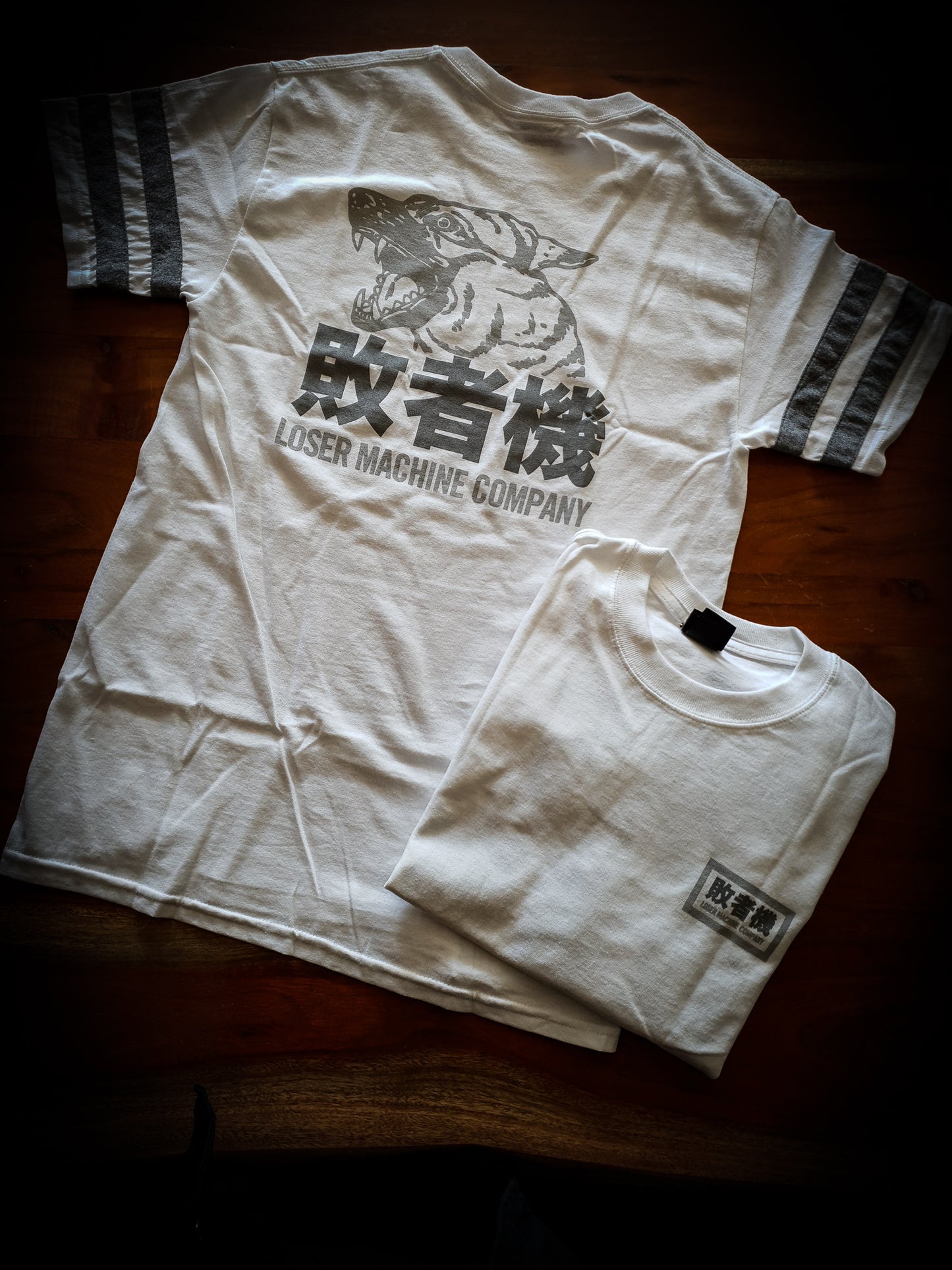 LOSER MACHINE - CAUTION TEE - WHITE