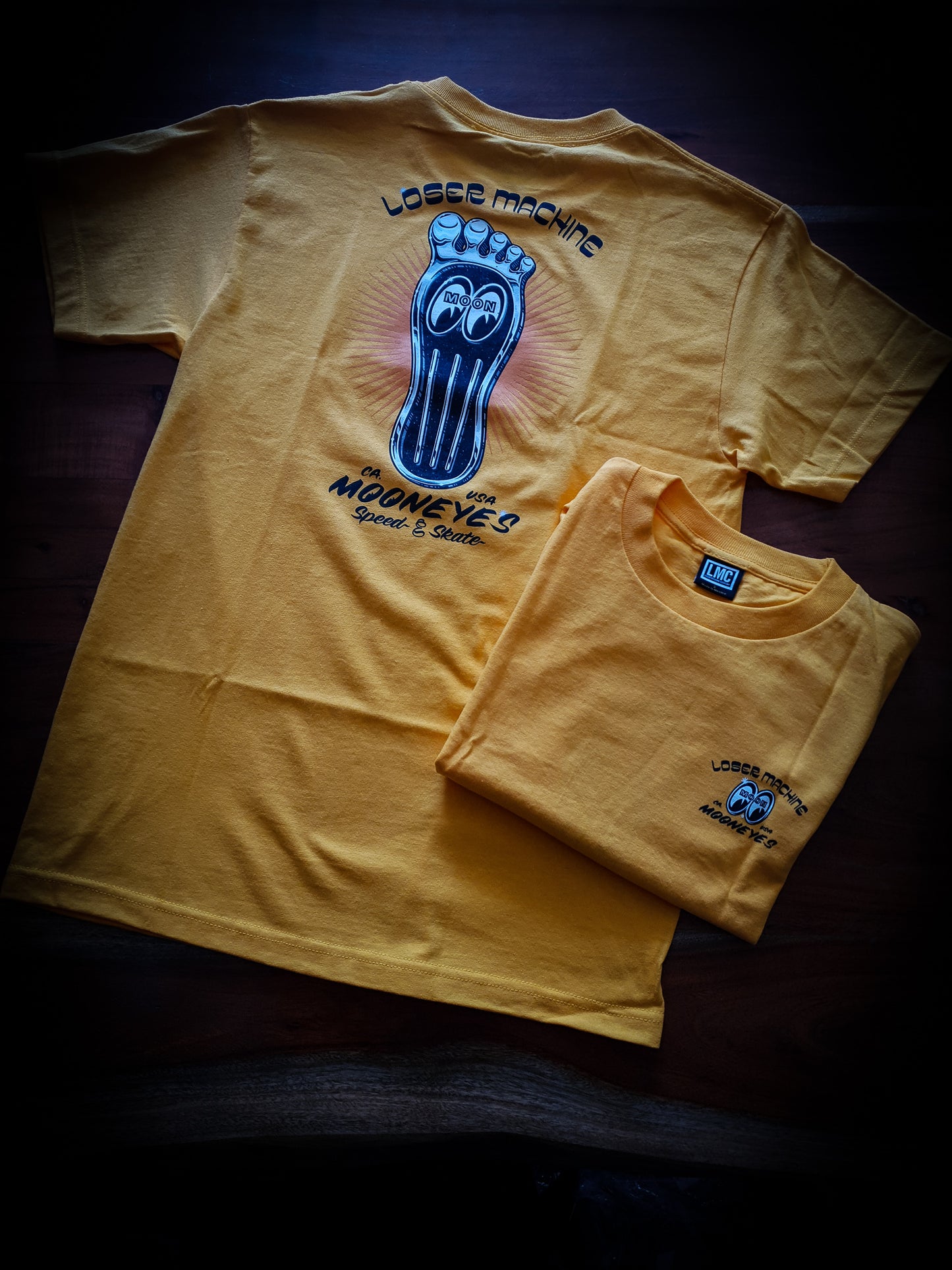 LOSER MACHINE - GAS PEDAL TEE - GOLD