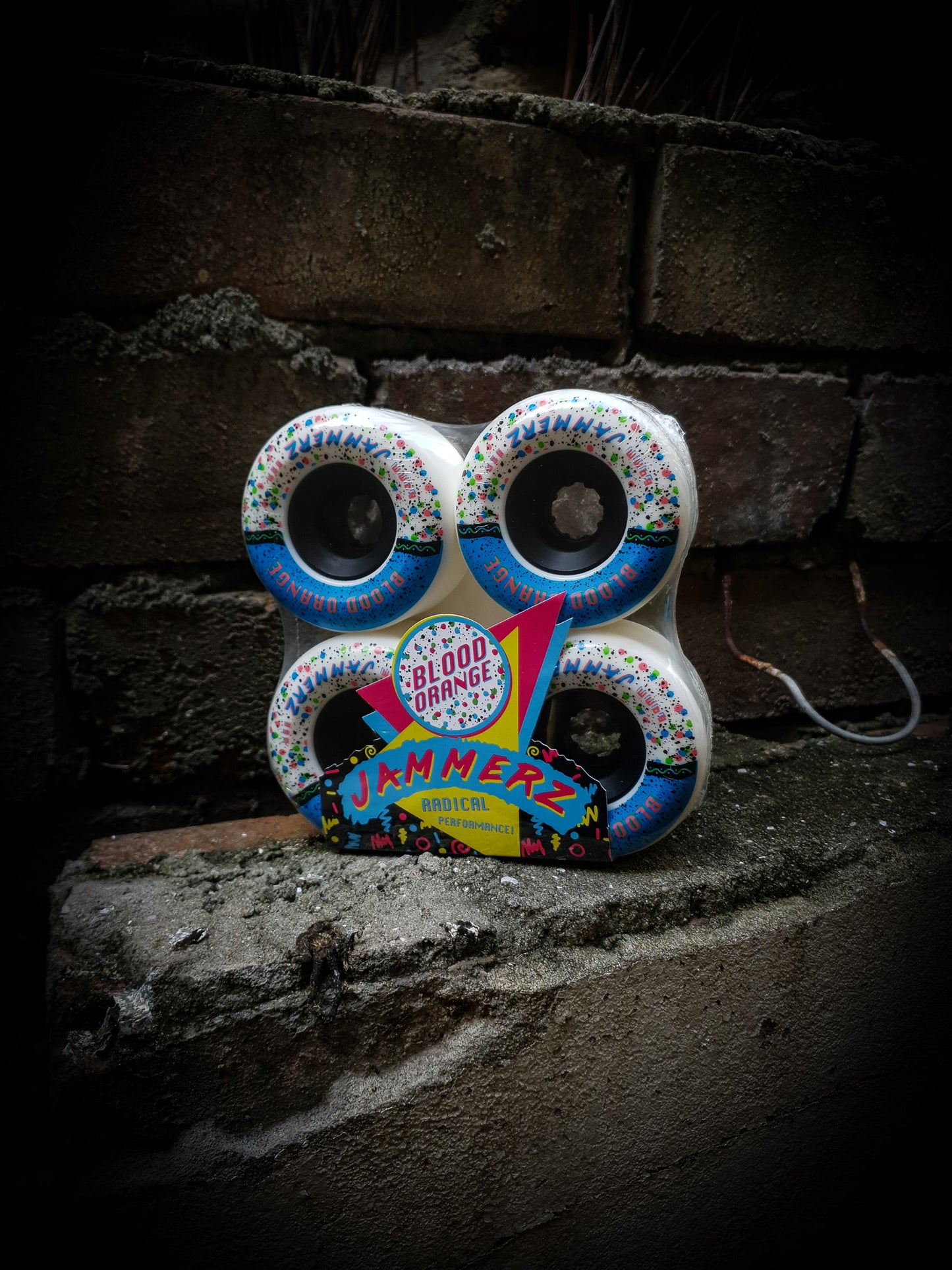 BLOOD ORANGE WHEELS - JAMMERZ - WHITE