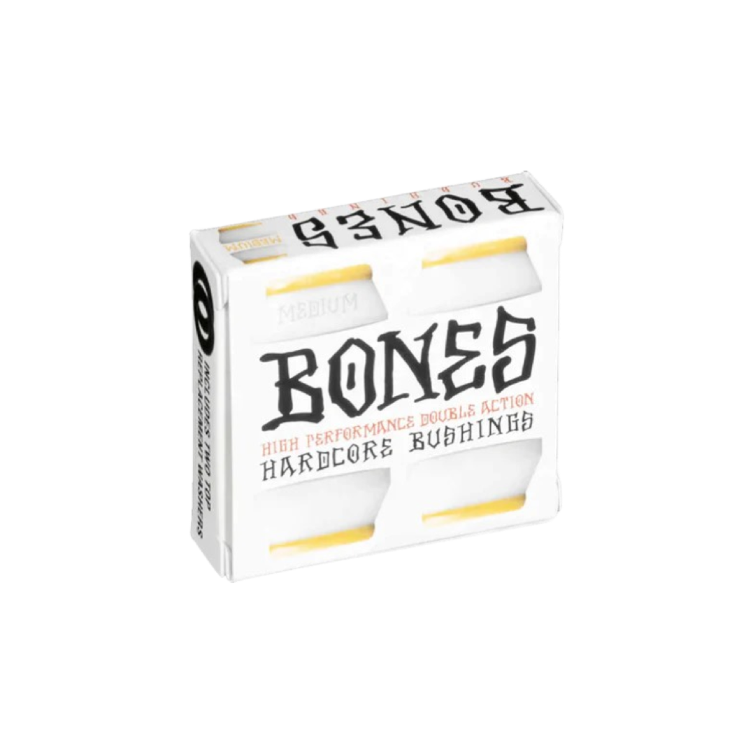 BONES - HARDCORE BUSHINGS - WHITE/MEDIUM 91A