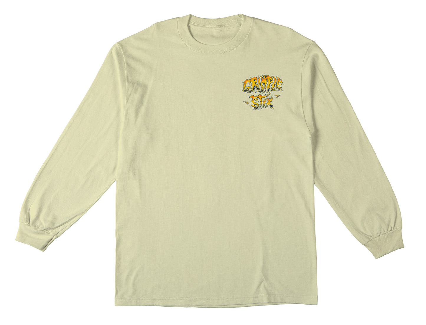 ANTI HERO - GRIMPLE ZAPPED LONG SLEEVE TEE - NATURAL