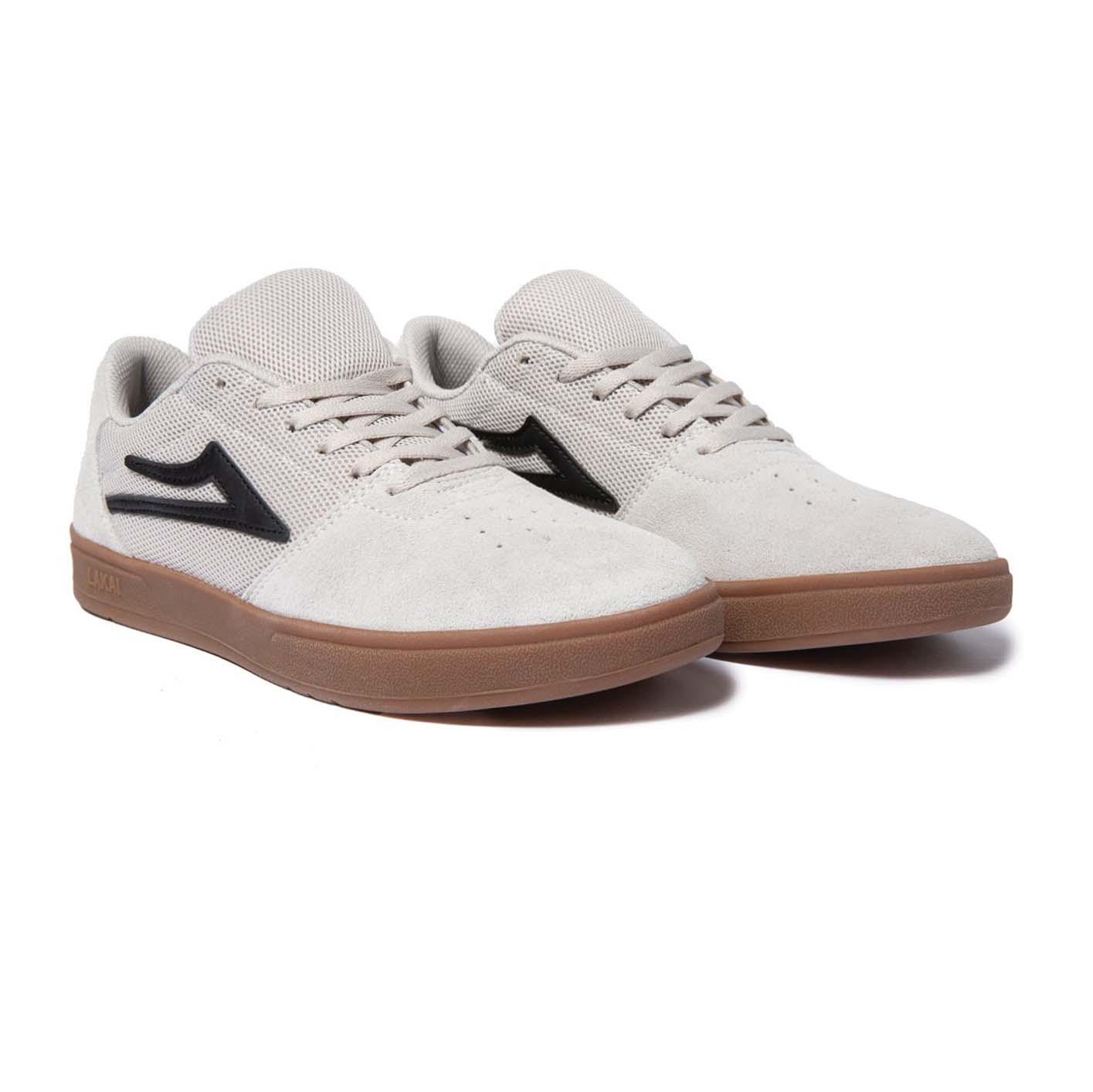 LAKAI - BRIGHTON SHOES - WHITE/GUM SUEDE