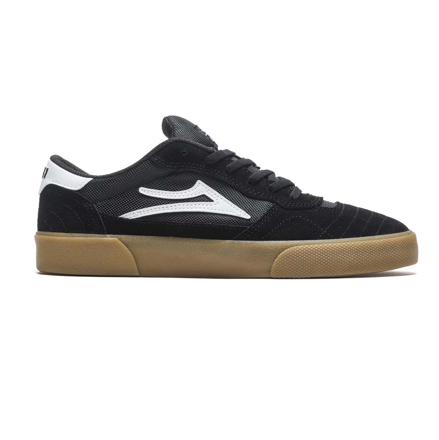LAKAI - CAMBRIDGE SHOES - BLACK/GUM SUEDE