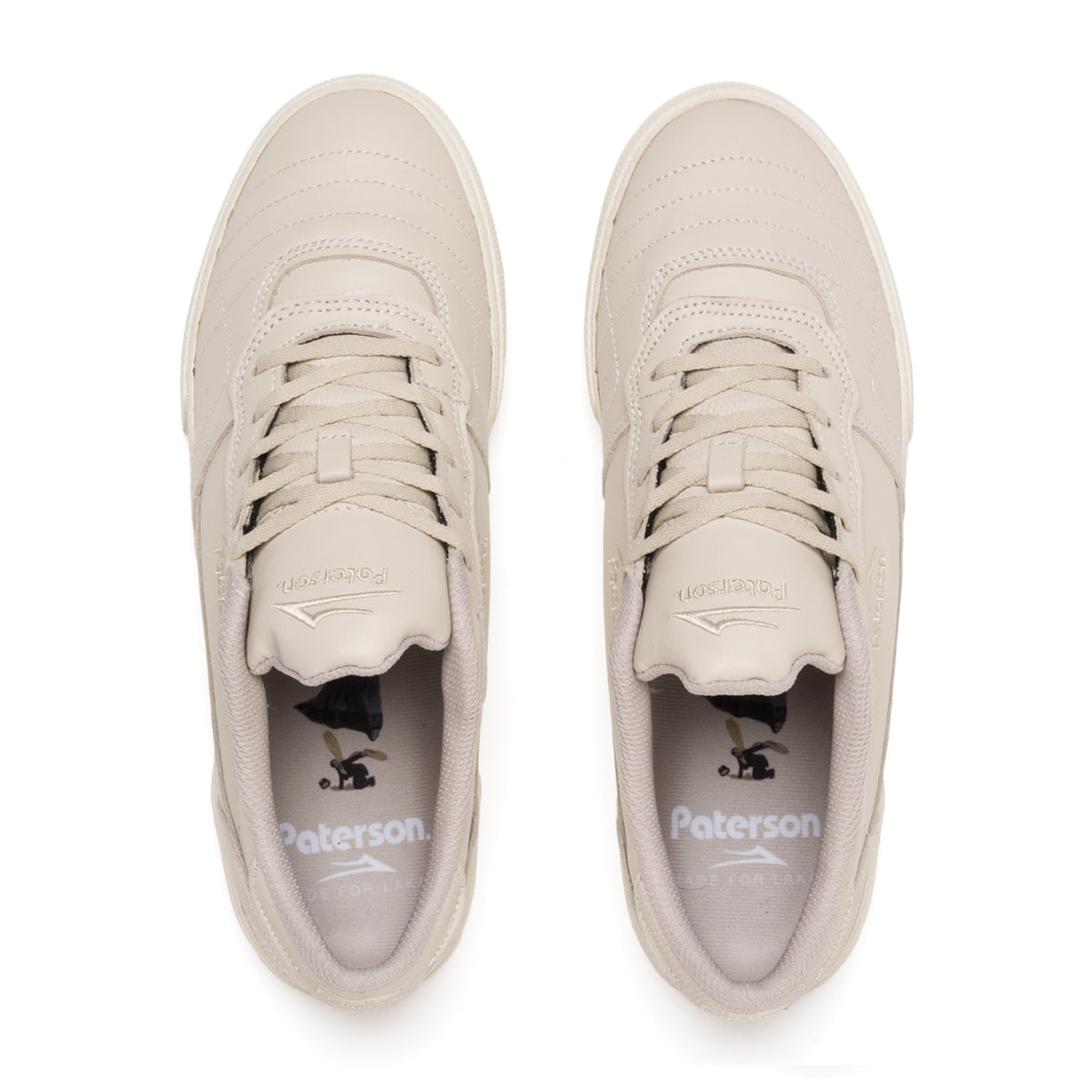 LAKAI - CAMBRIDGE SHOES - CREAM LEATHER