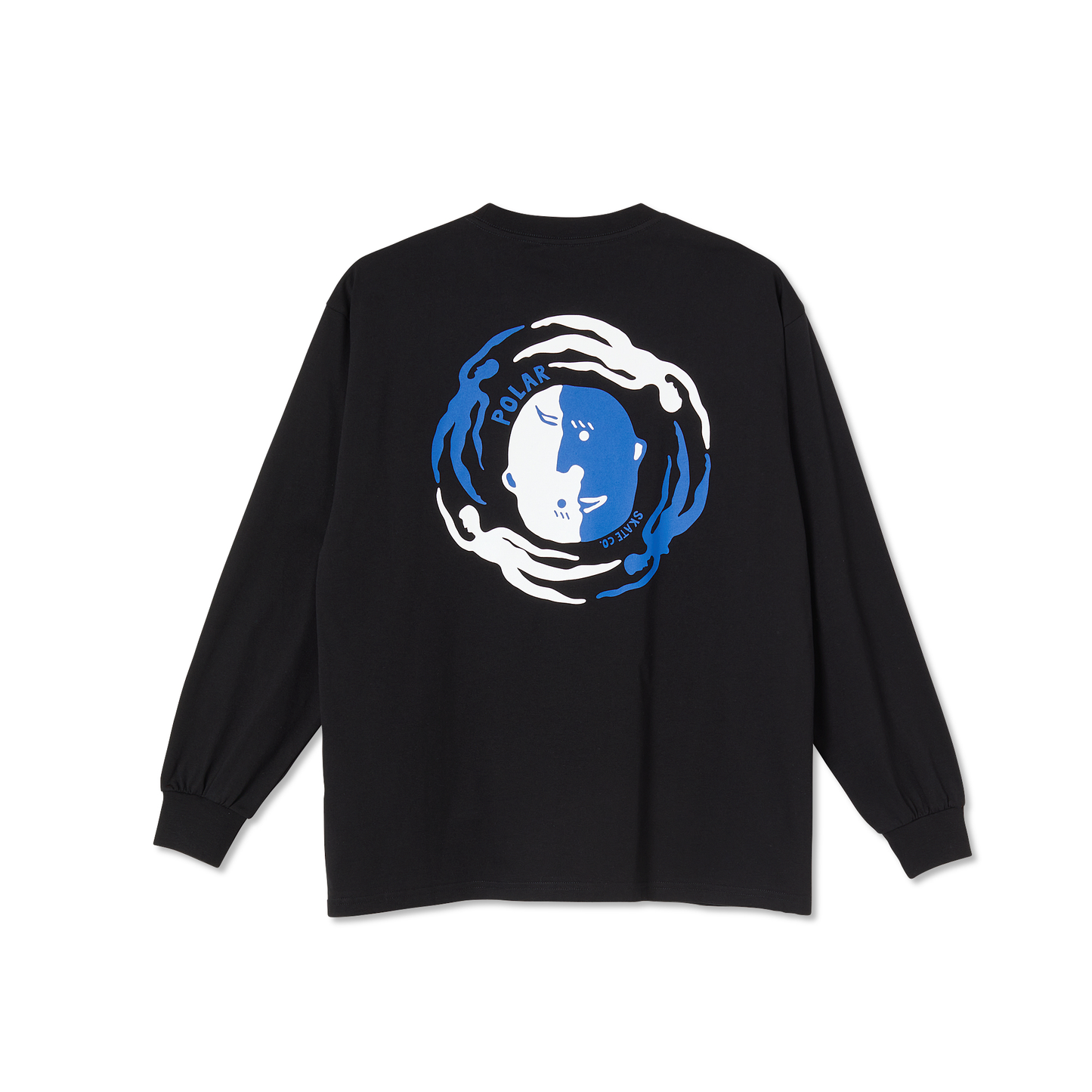 POLAR SKATE CO - CIRCLE OF LIFE LONGSLEEVE - BLACK