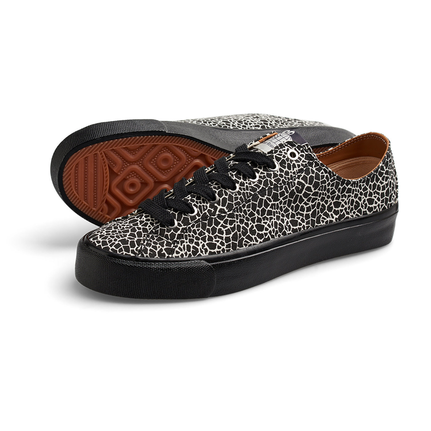 LAST RESORT AB - VM003 CANVAS SHOE - CRACKED BLACK