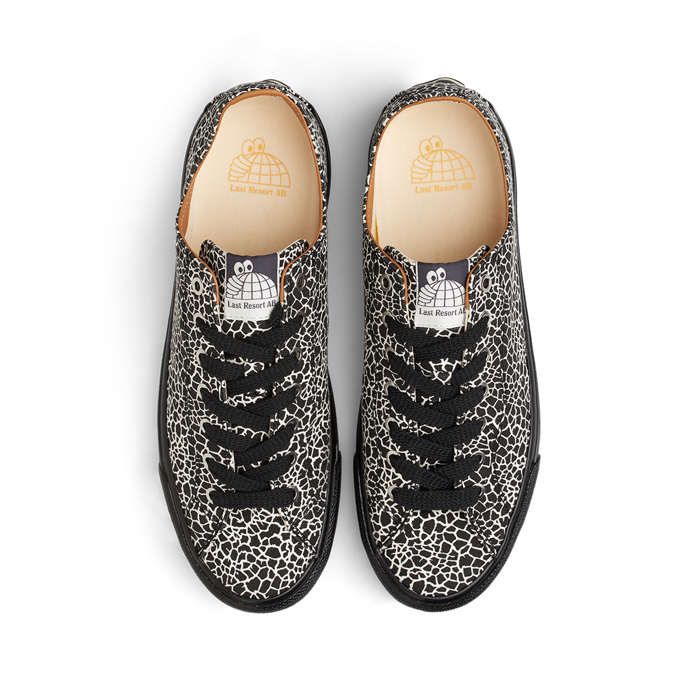 LAST RESORT AB - VM003 CANVAS SHOE - CRACKED BLACK