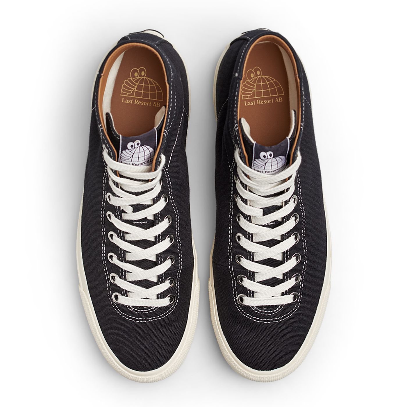 LAST RESORT AB - VM001 HI CANVAS BLACK/WHITE - SHOES
