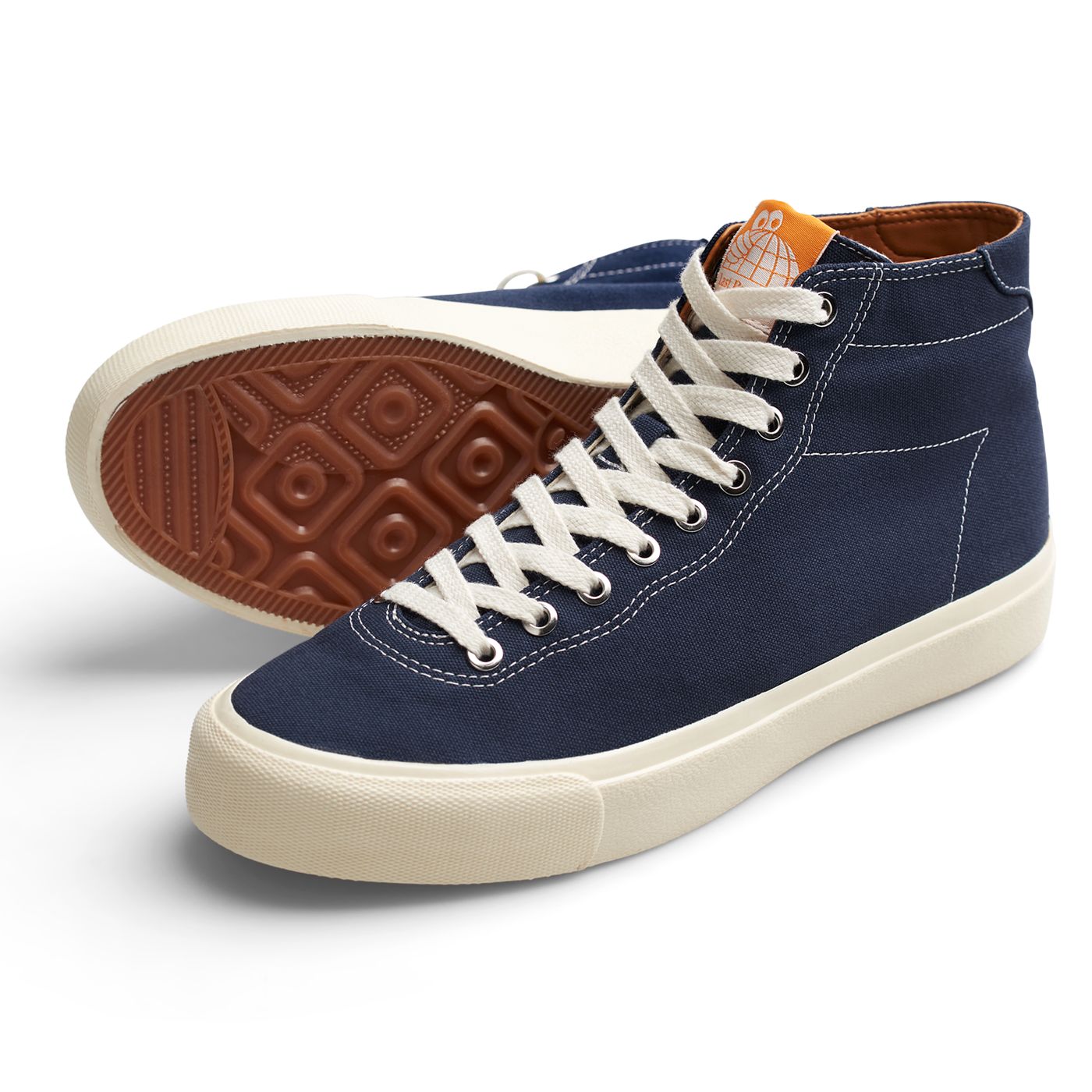 LAST RESORT AB - VM001 HI CANVAS SEA BLUE/WHITE - SHOES