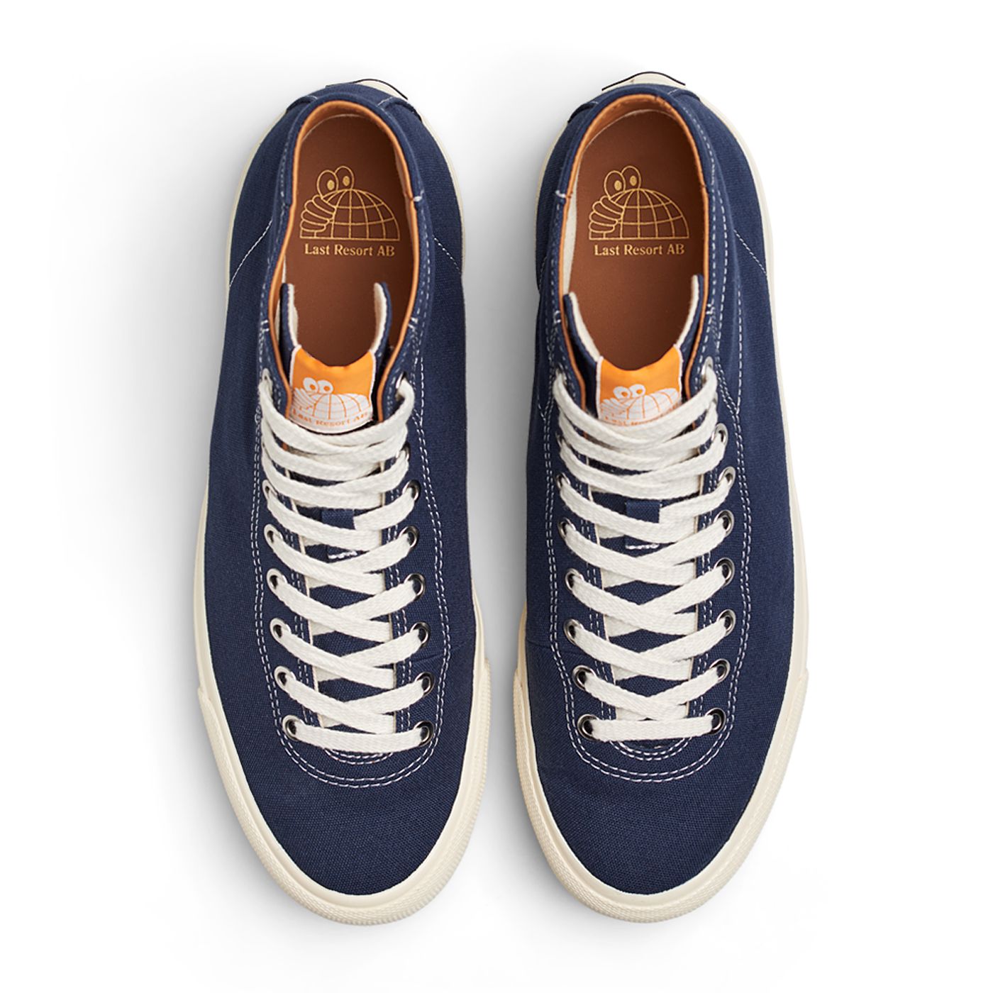 LAST RESORT AB - VM001 HI CANVAS SEA BLUE/WHITE - SHOES