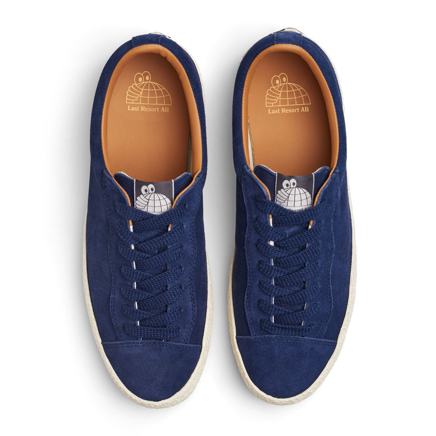 LAST RESORT AB - VM002 SHOES - DEEP BLUE/WHITE SUEDE