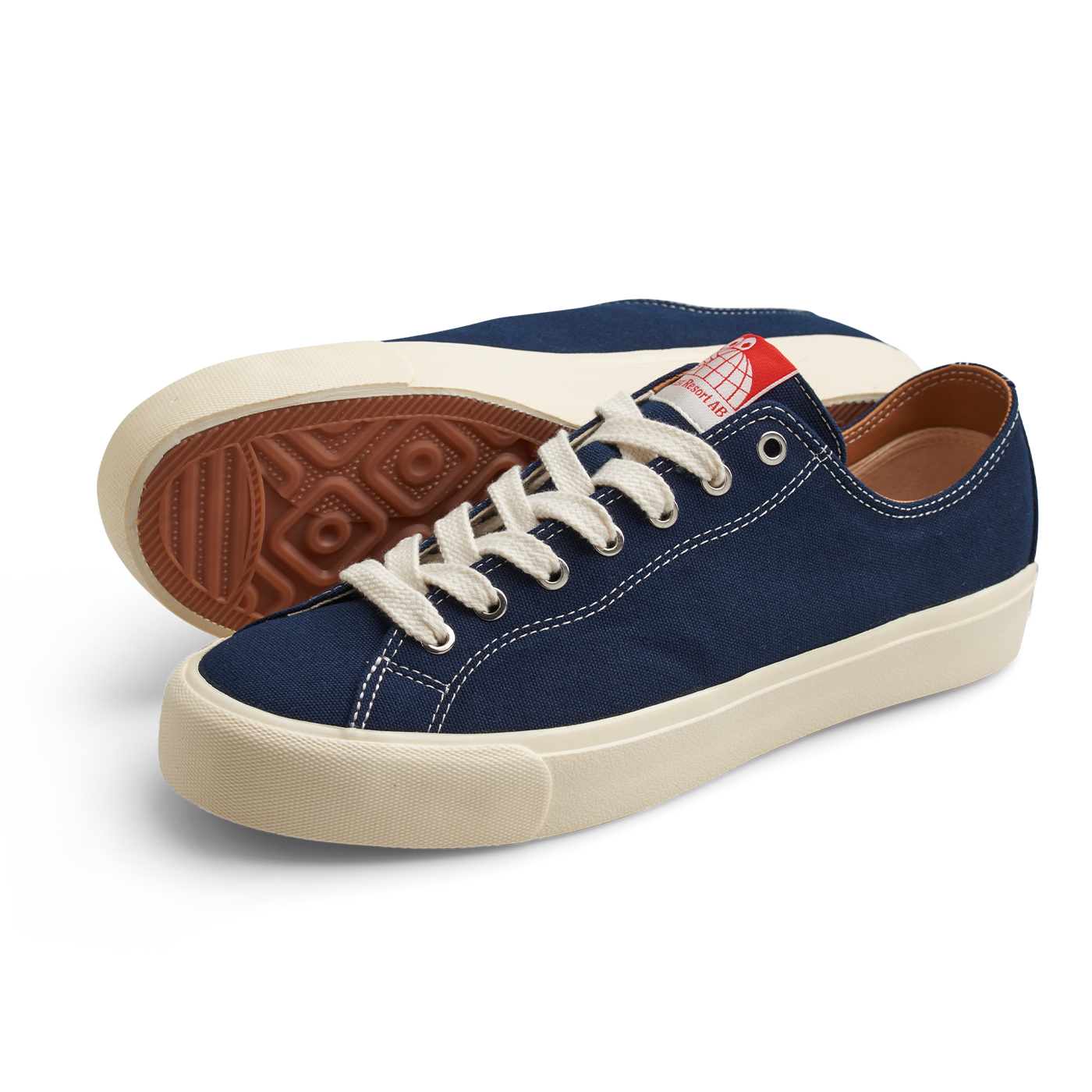 LAST RESORT AB - VM003 SHOES - BLUE/WHITE CANVAS