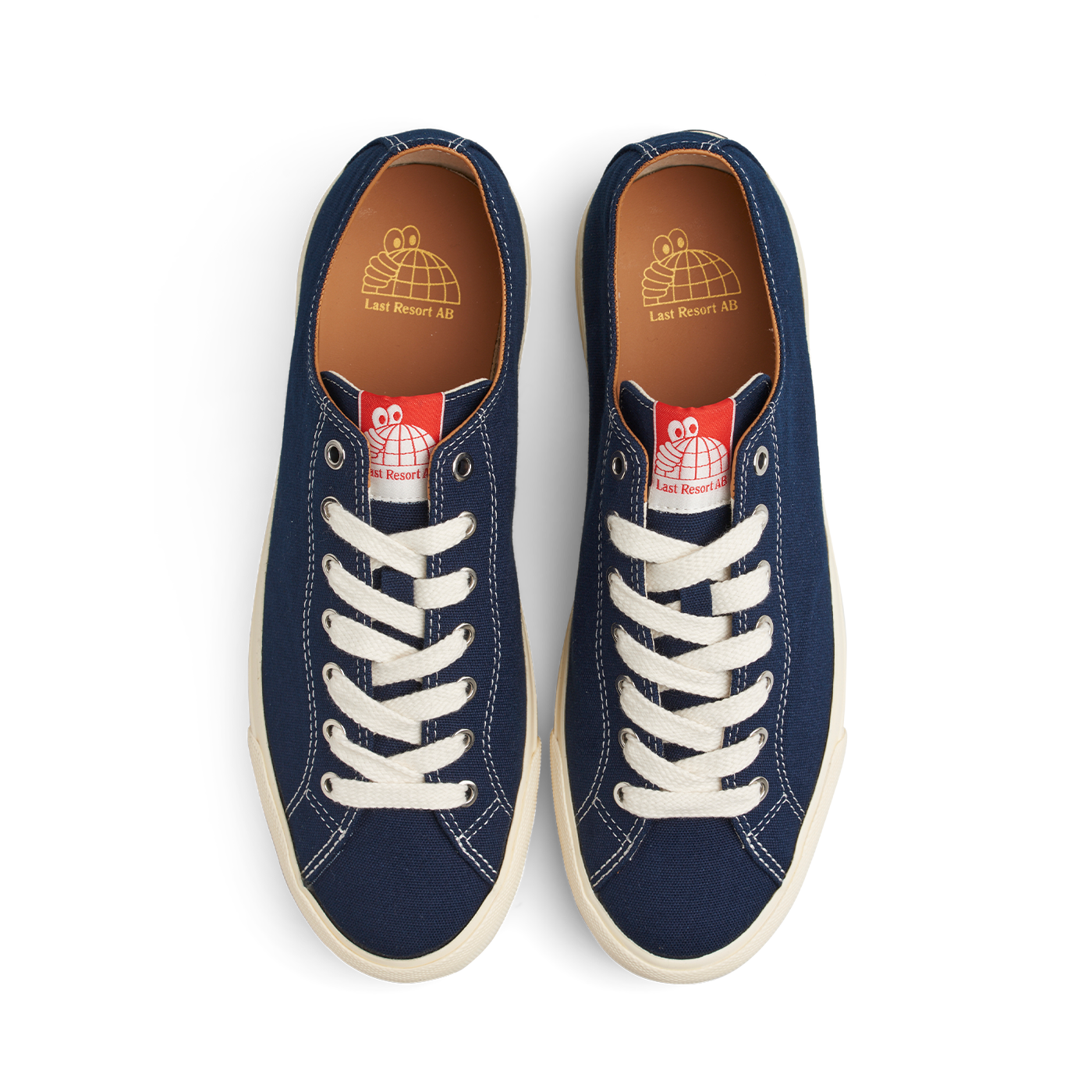 LAST RESORT AB - VM003 SHOES - BLUE/WHITE CANVAS