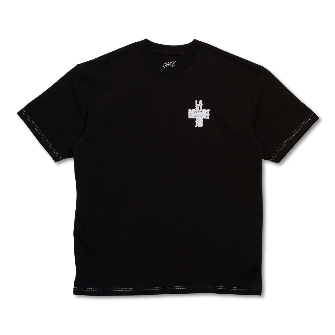 LAST RESORT AB - CROSS TEE - BLACK