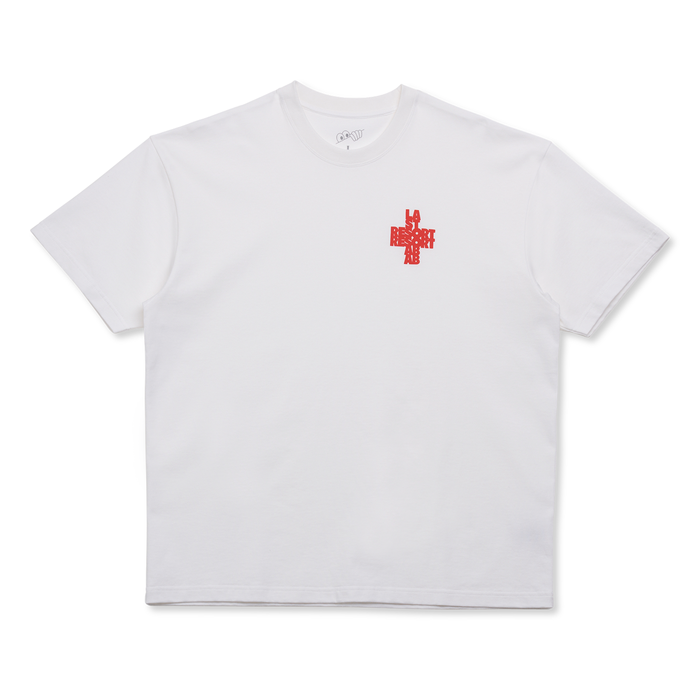 LAST RESORT AB - CROSS TEE - WHITE