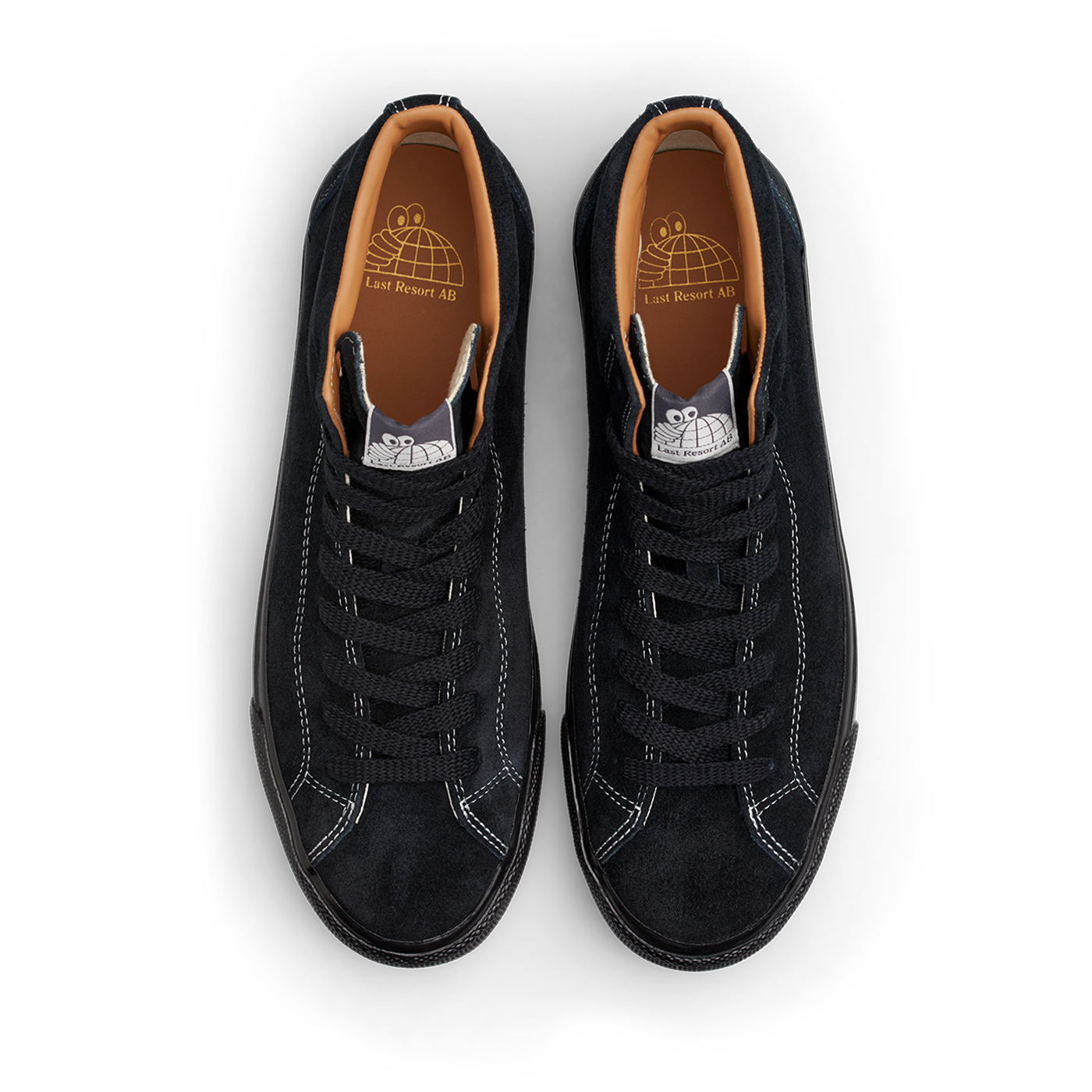 LAST RESORT AB - VM003 HI SHOES - BLACK/BLACK/WHITE