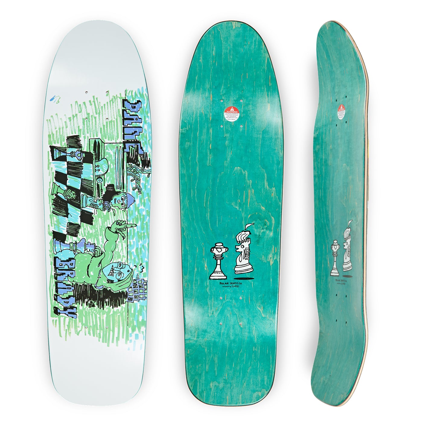 POLAR SKATE CO - DANE BRADY CHECKMATE DECK