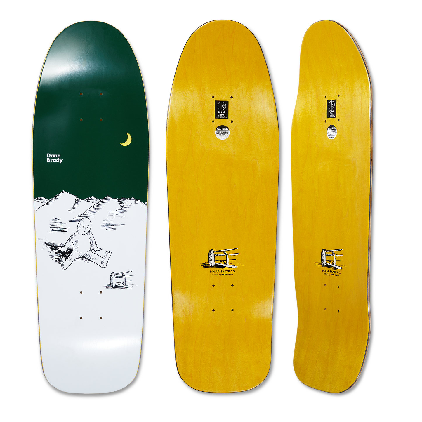 POLAR SKATE CO - DANE BRADY FAILURE DECK