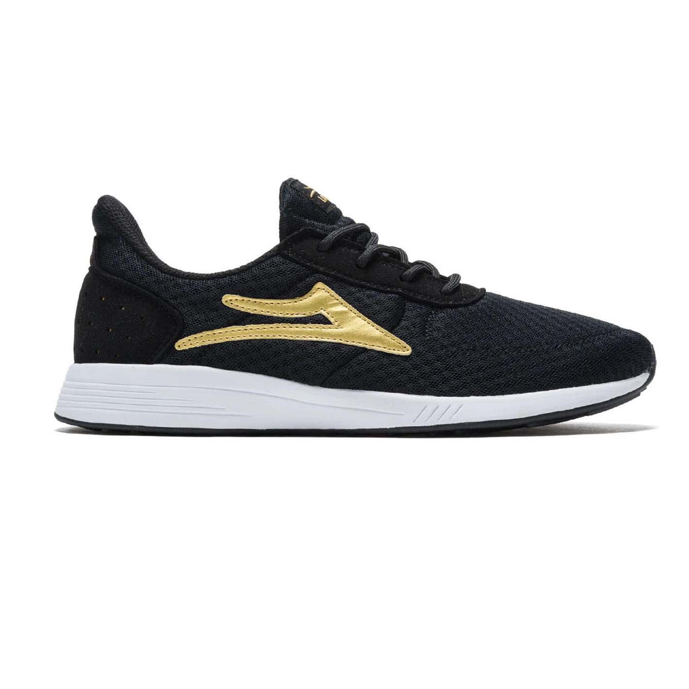 LAKAI - EVO SHOES - BLACK/GOLD MESH