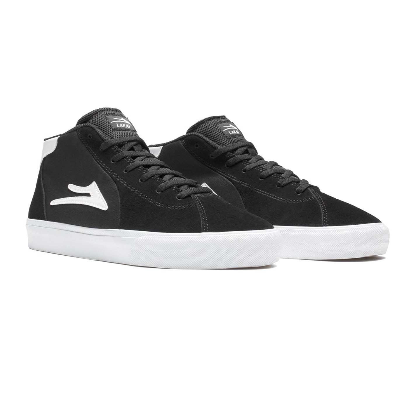 LAKAI - FLACO II MID SHOES - BLACK SUEDE