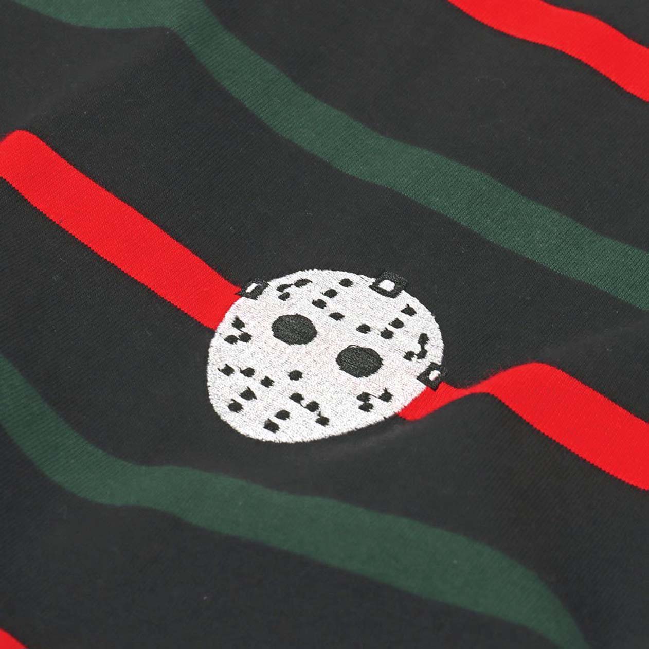 DGK - MASKED SHORT SLEEVE KNIT TEE - BLACK/RED/GREEN
