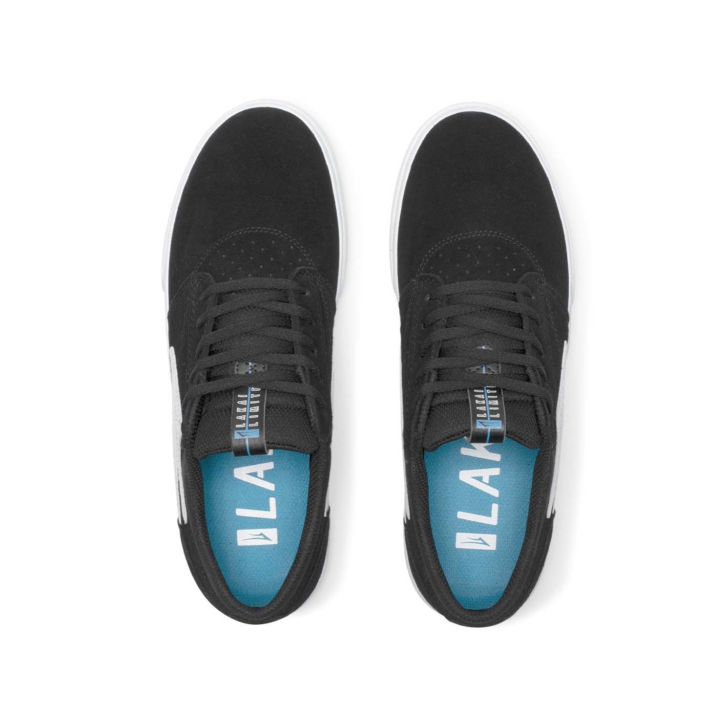 LAKAI - GRIFFIN SHOES - BLACK/WHITE SUEDE
