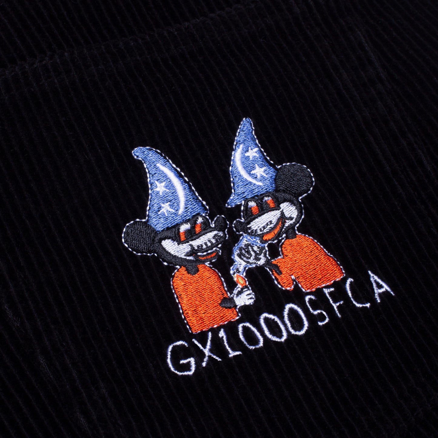 GX1000 - DIMETHYLTRYPTAMINE CORD PANTS - BLACK