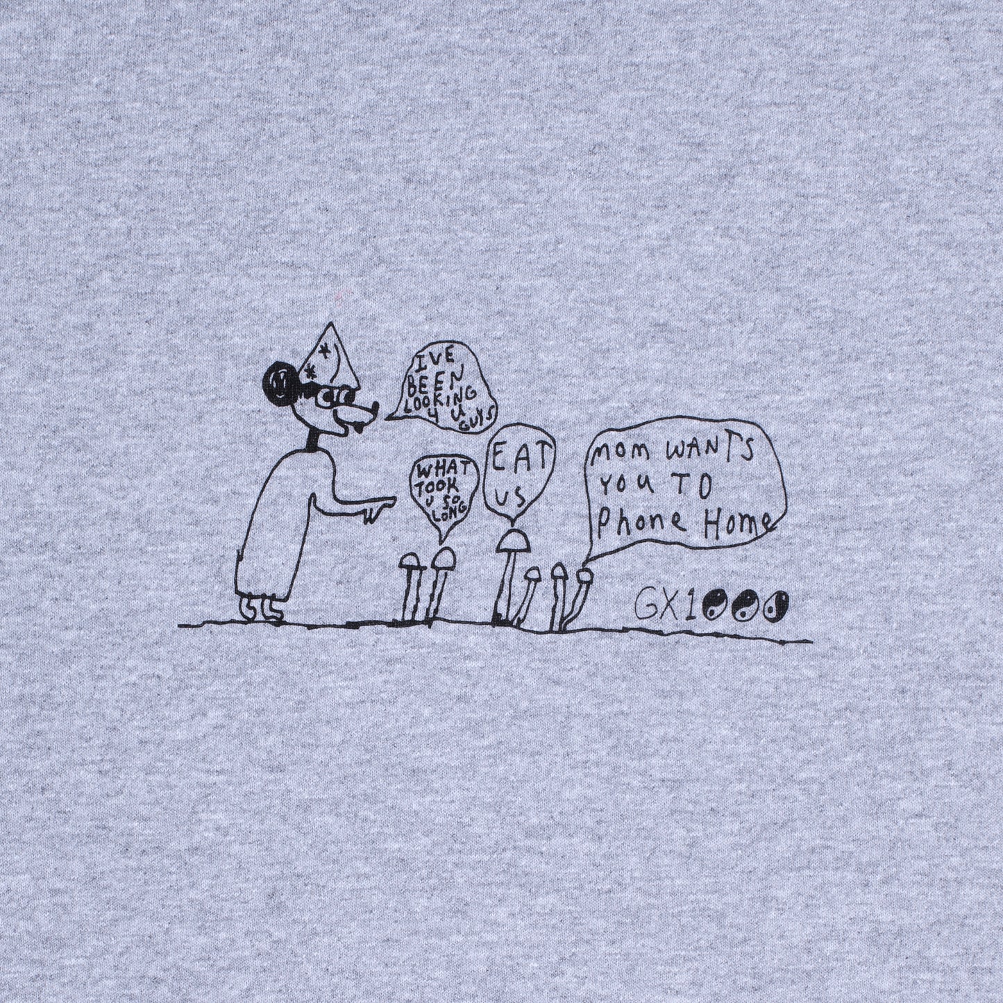 GX1000 - PHONE HOME TEE - GREY